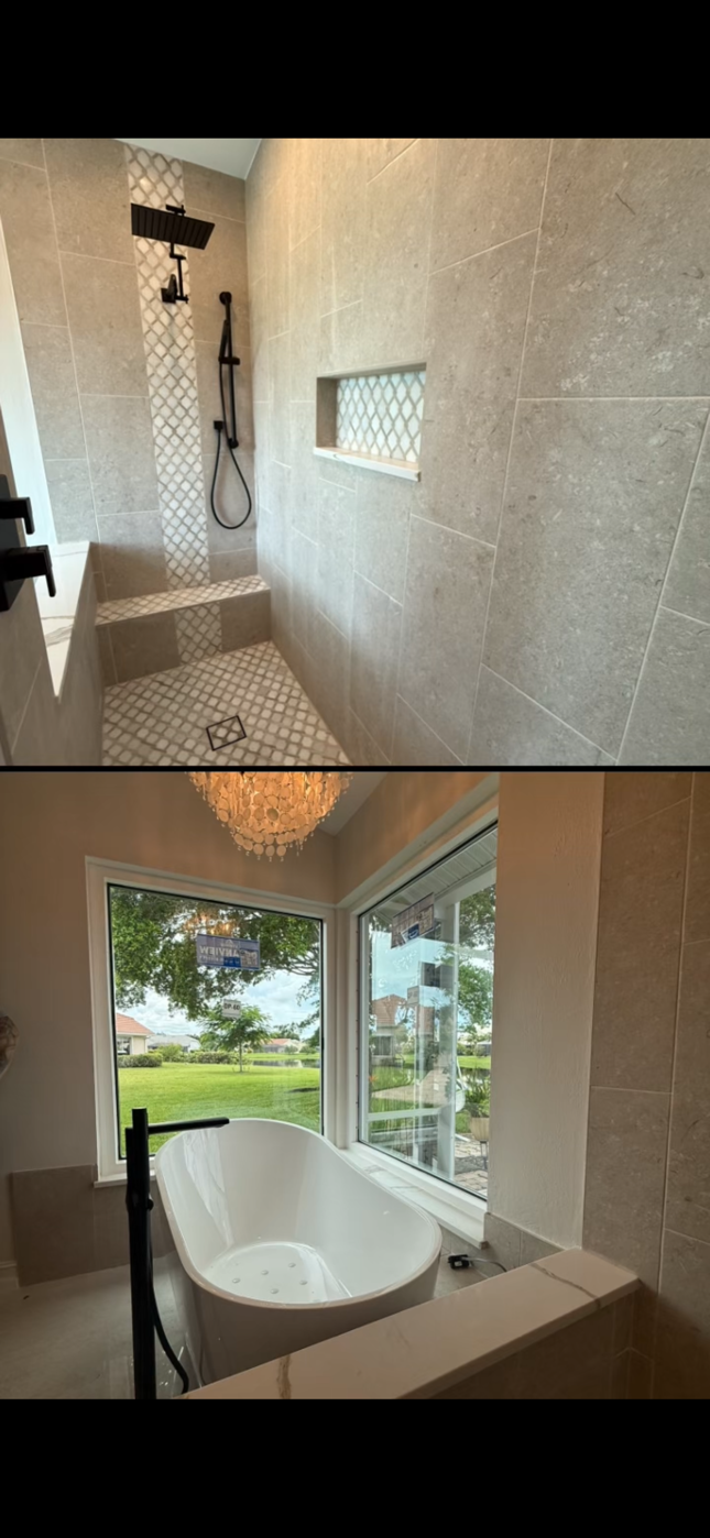 After: Master Bath Renovation — Vanderbilt Lakes, Bonita Springs