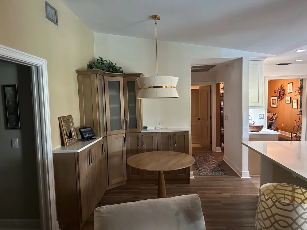 After: Custom drybar area - kitchen remodel McGregor, Fort Myers FL