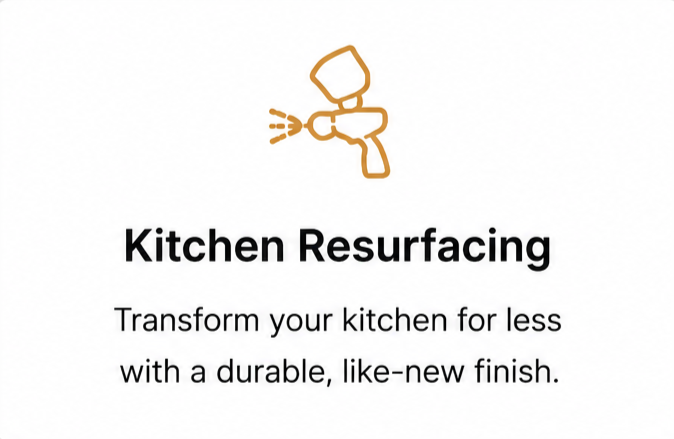 Professional kitchen resurfacing Sydney - SDR Renovations