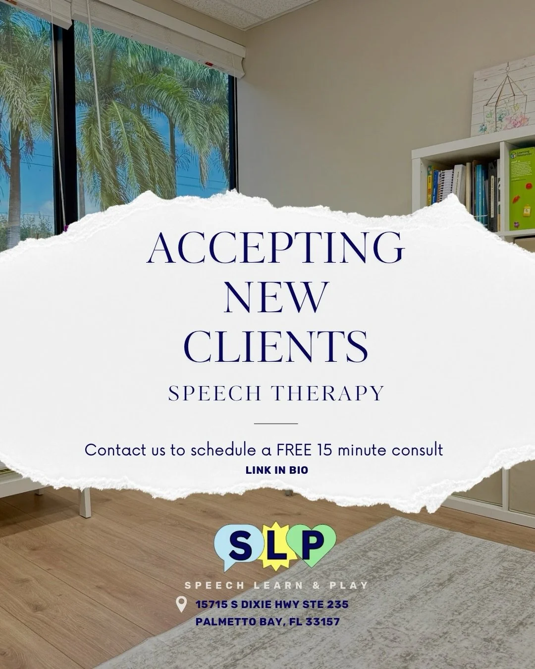 ✨ Now accepting new clients! ✨
We&rsquo;re excited to welcome new families and support your child&rsquo;s communication journey with individualized, play-based therapy.

📩 Contact us to get started

🔗 Link in Bio &ldquo;Appointment Request&rdquo; f