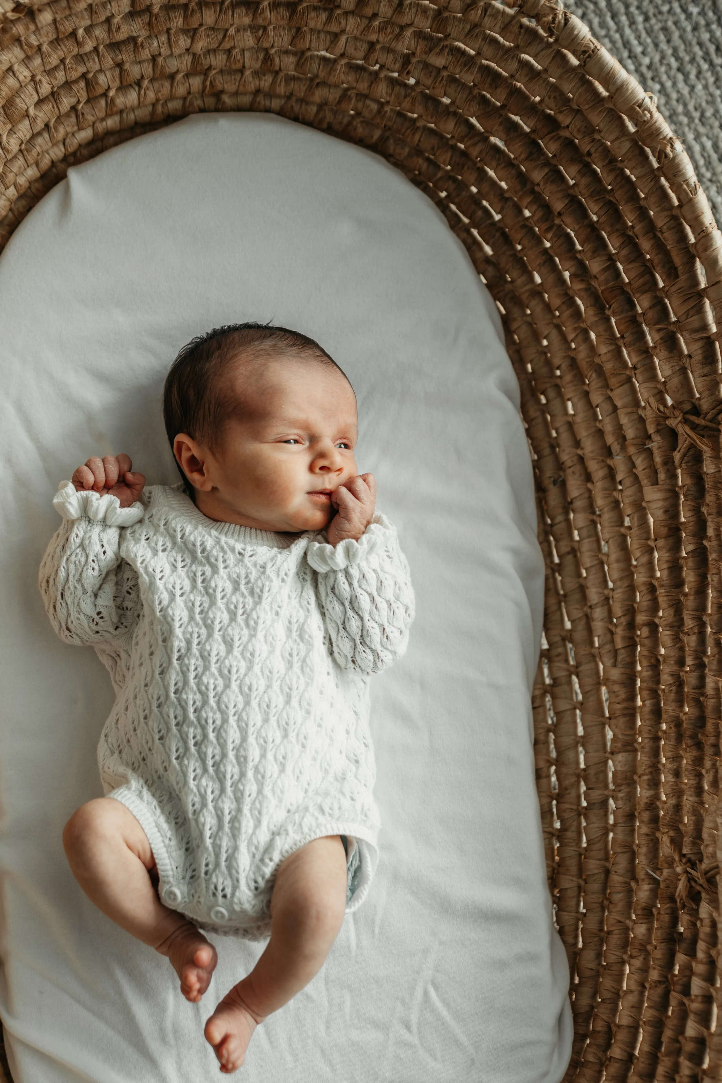 Natural In Home Newborn Photographer