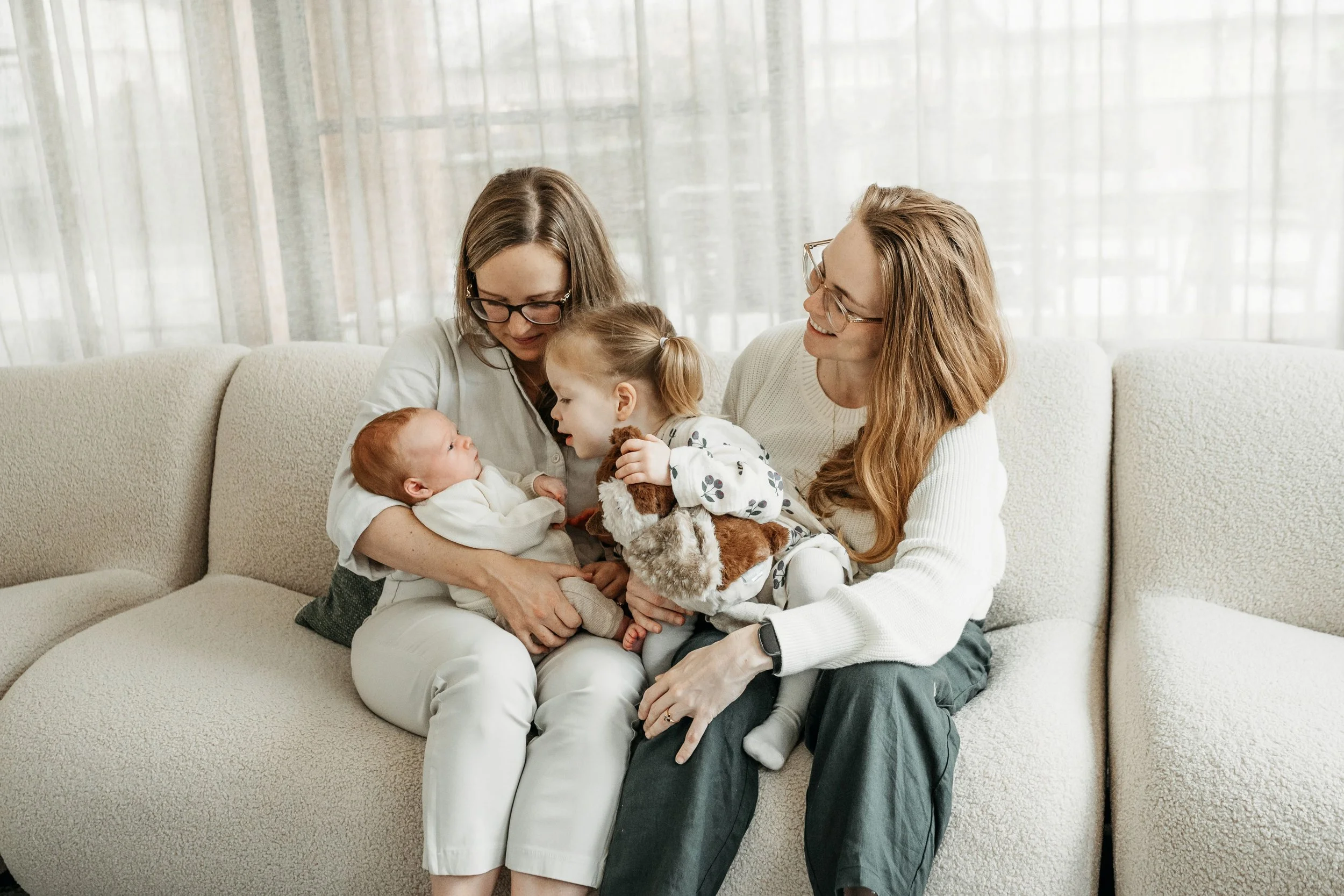 An in home newborn photography session in Melbourne