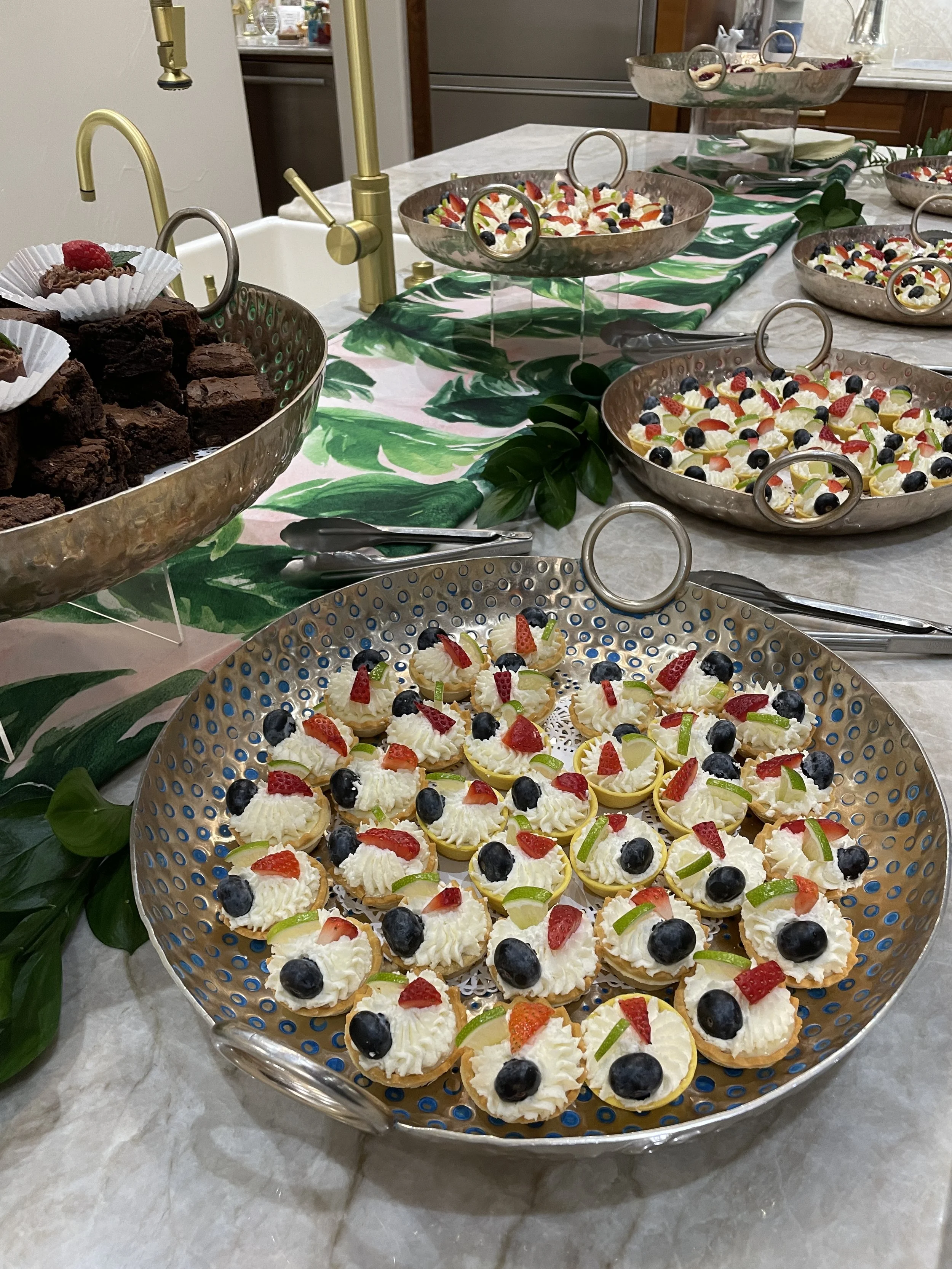 LEMON FRUIT TARTS / BROWNIES.JPG