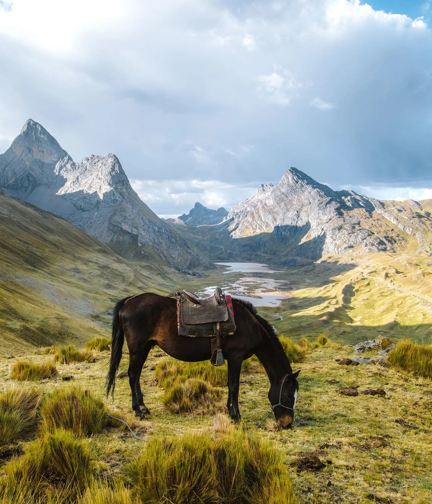 Cordillera Huayhuash Day 1:

After a sleepy bus ride from Huaraz to Matacancha, we pretty quickly began the hike to the first pass, one of many to come over the next 8 days. At 4700m we arrived at Cacananpunta Pass (pictured in photo 3) with views th