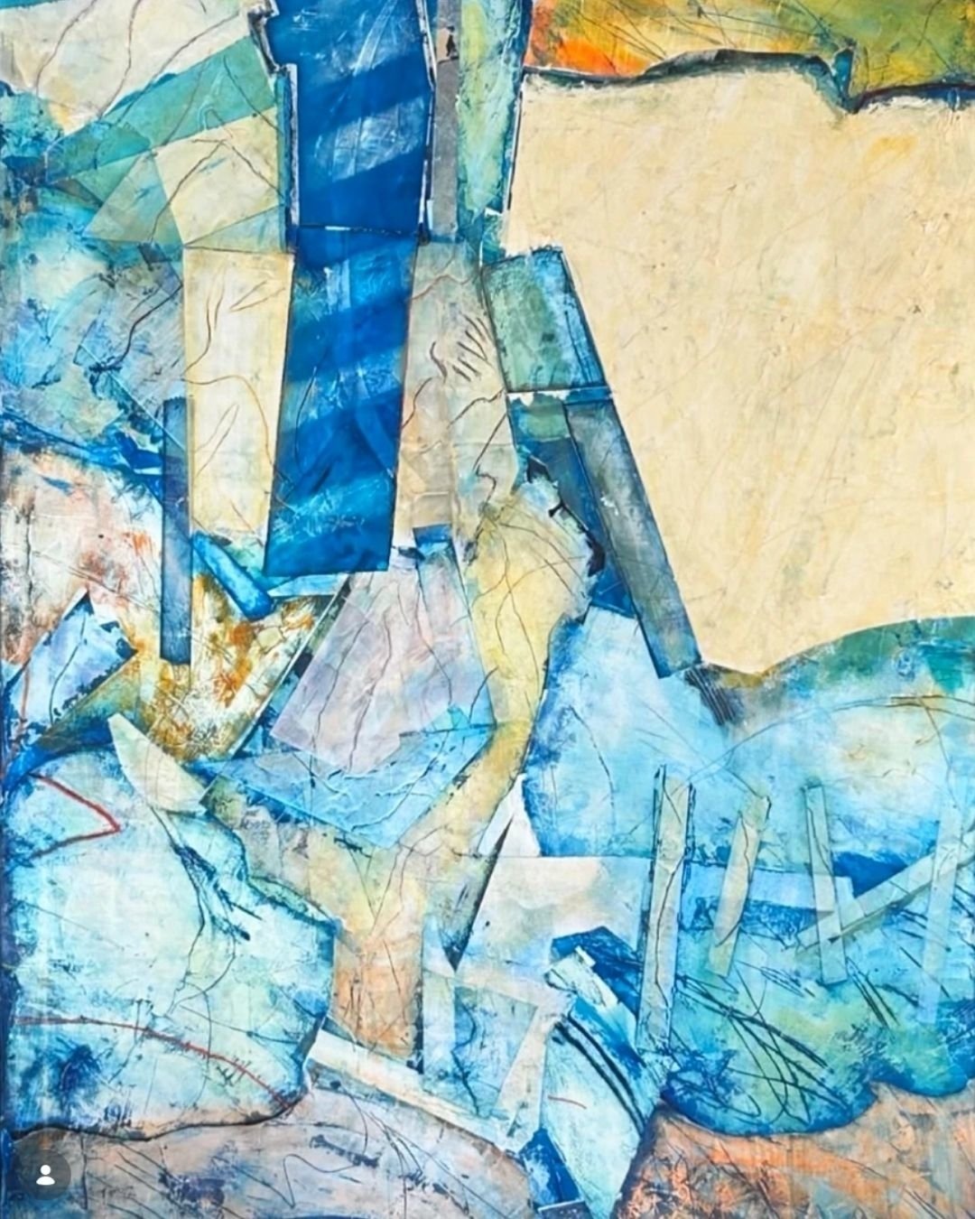 This abstract piece by @williamkendall4725 has us in awe! We truly admire how he experiments with form and texture. All the elements bring so much visual interest to the piece.