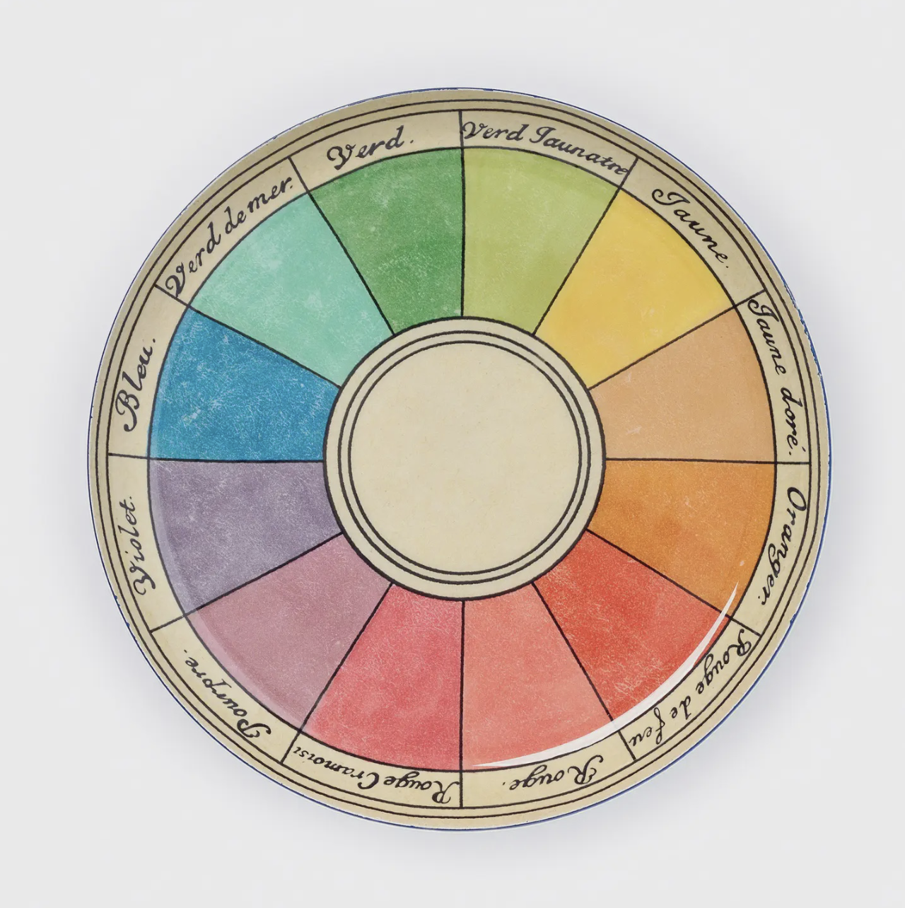 Cercle Chromatique Enamel Tray