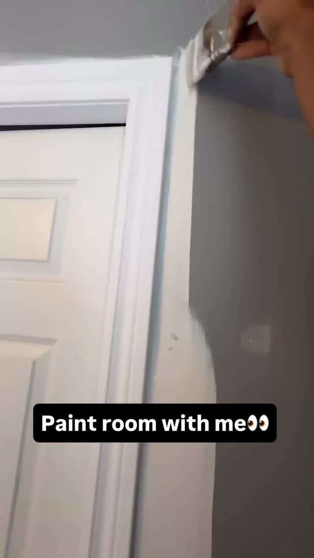 Come paint this room with me👀. Do you like dark or bright colors in your room? #beforeandafter #painting #explorefyp #satisfying