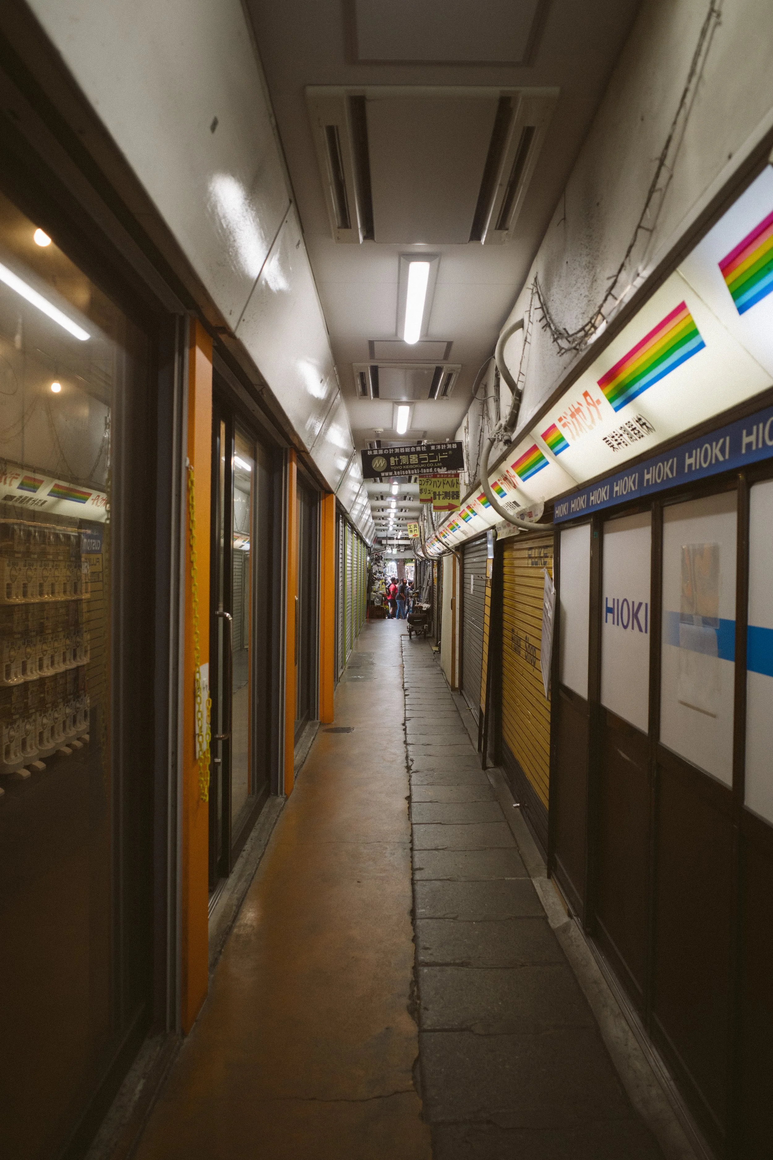 Tokyo underground corridor street photography — Ukiyo by FYCOS Studio