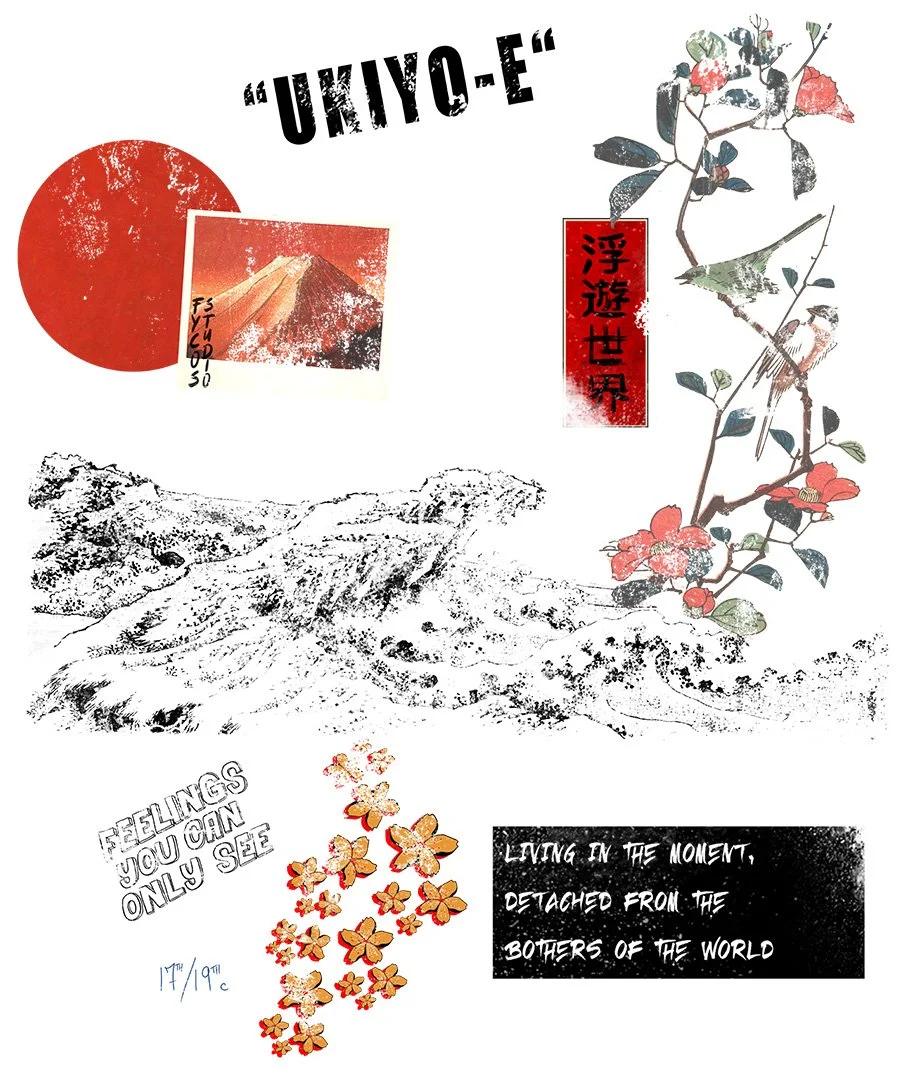 Ukiyo-E Japanese woodblock print inspired artwork — FYCOS Studio