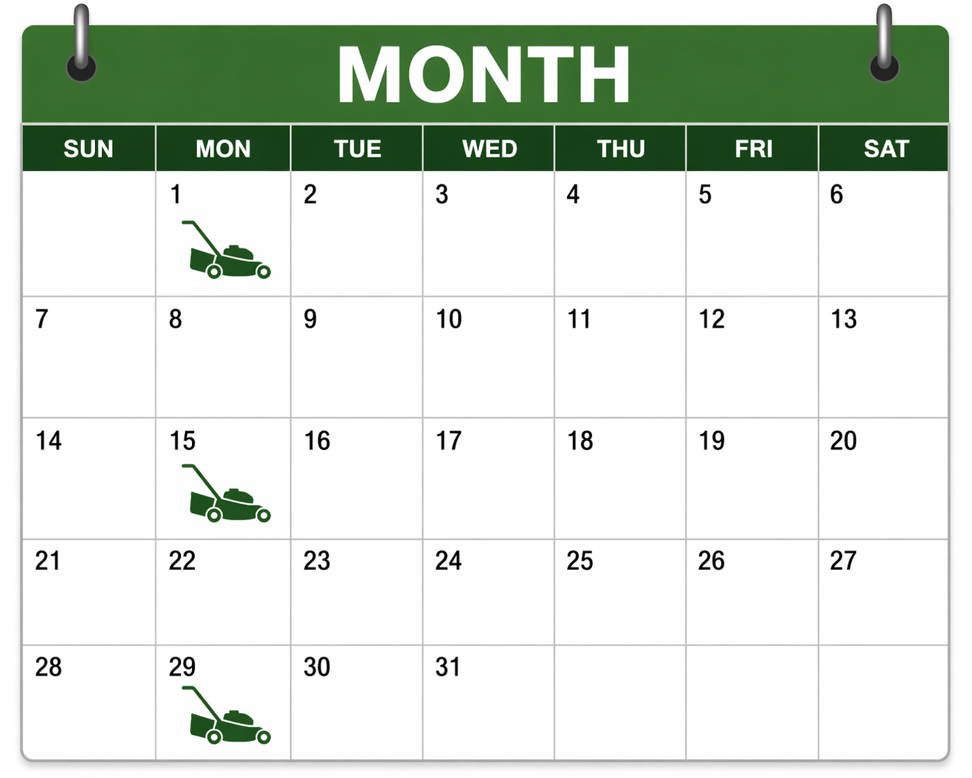 Bi-Weekly Mowing Often Recommended