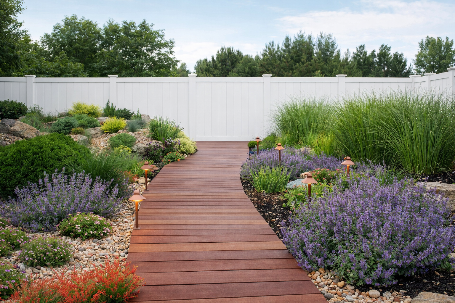 Xeriscape Plantings (Native & Adaptive Species)