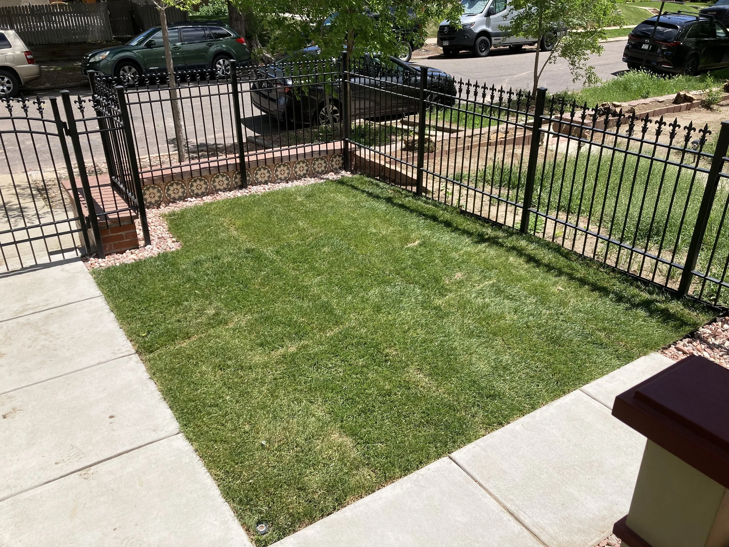 Front Yard Remodel Vallejo Street Denver CO