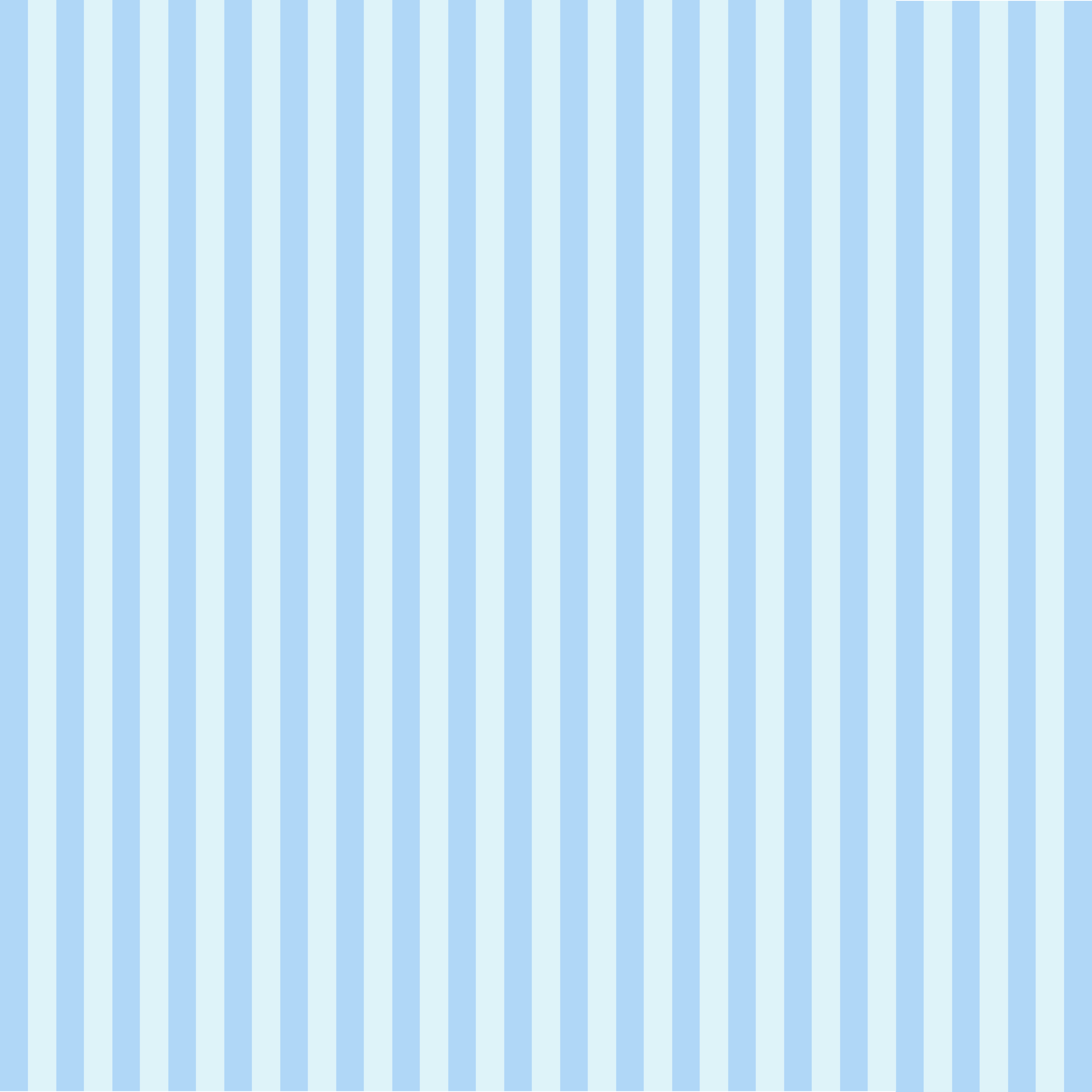 A pastel blue and white striped background.