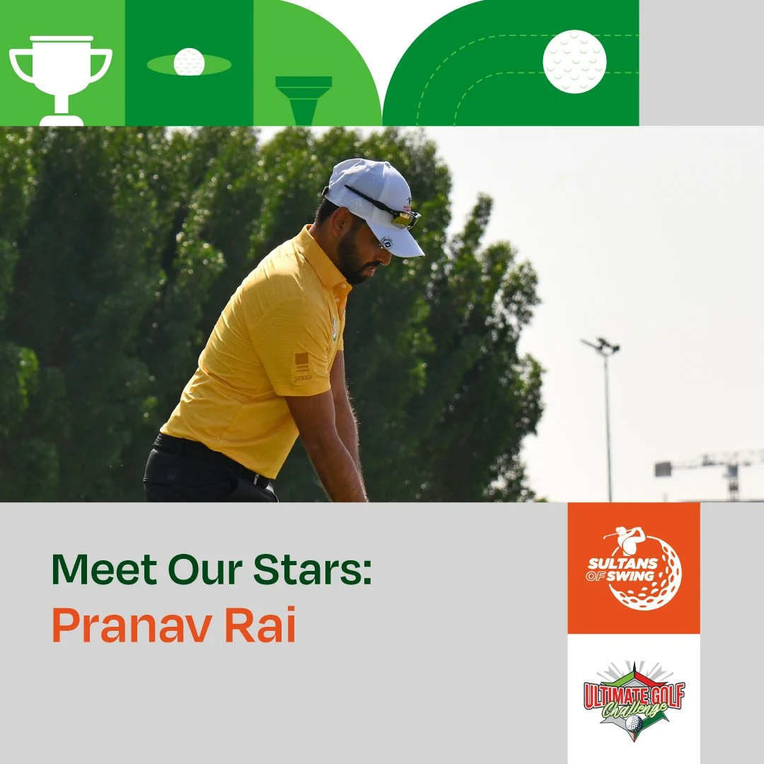 &quot;As a Golfer, I bring a unique blend of power &amp; precision to the course, thanks to my background in cricket that has honed my ability to hit the ball long distances. Currently boasting a handicap of 11, I am on a determined journey to achiev