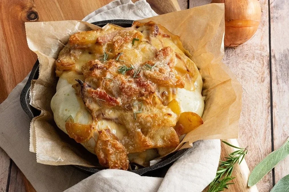 Pâtisson farci à la tomme de Yenne &amp; pomme de terre