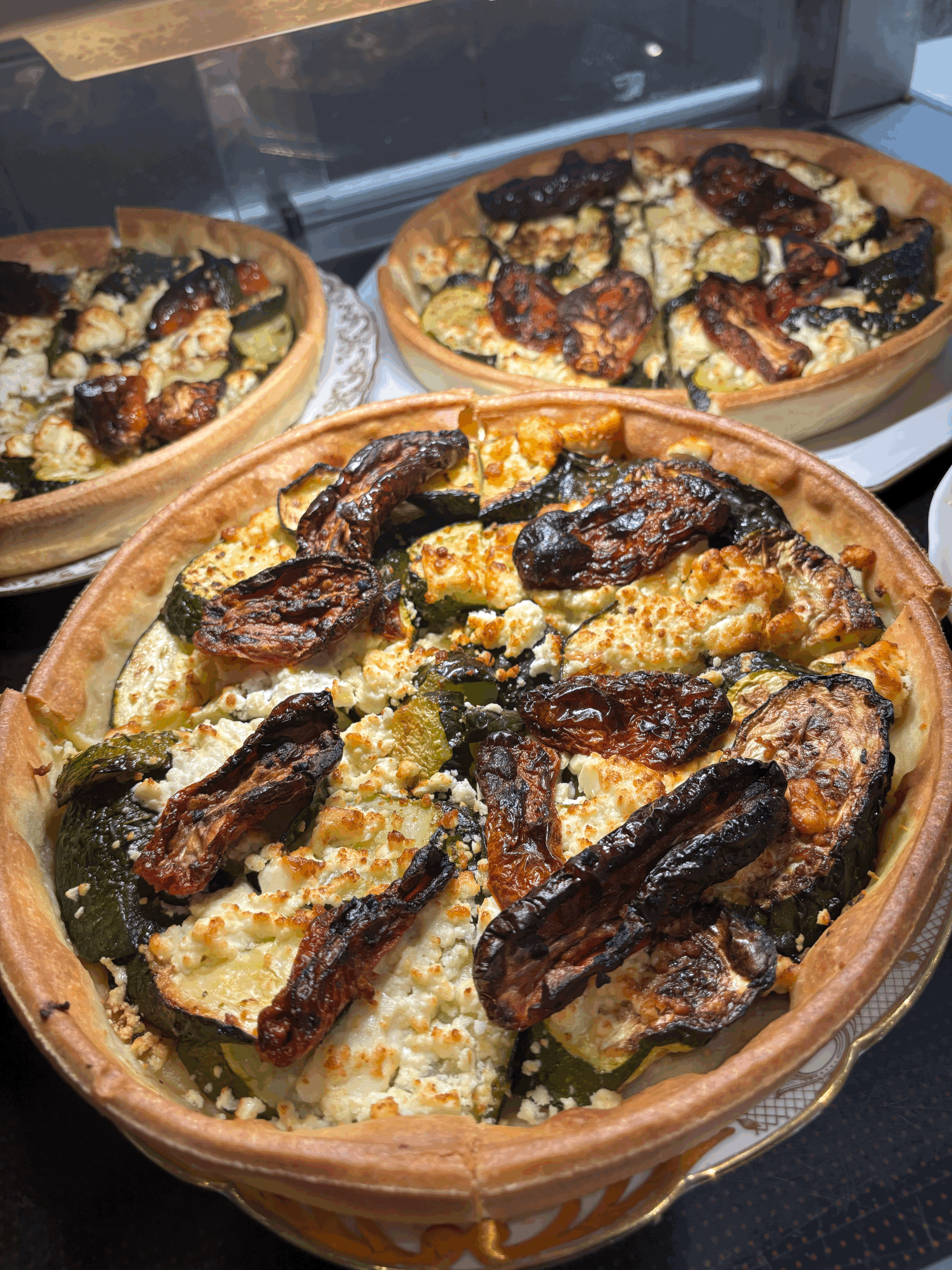 Recette du mois : Tarte végétarienne courgette chèvre.