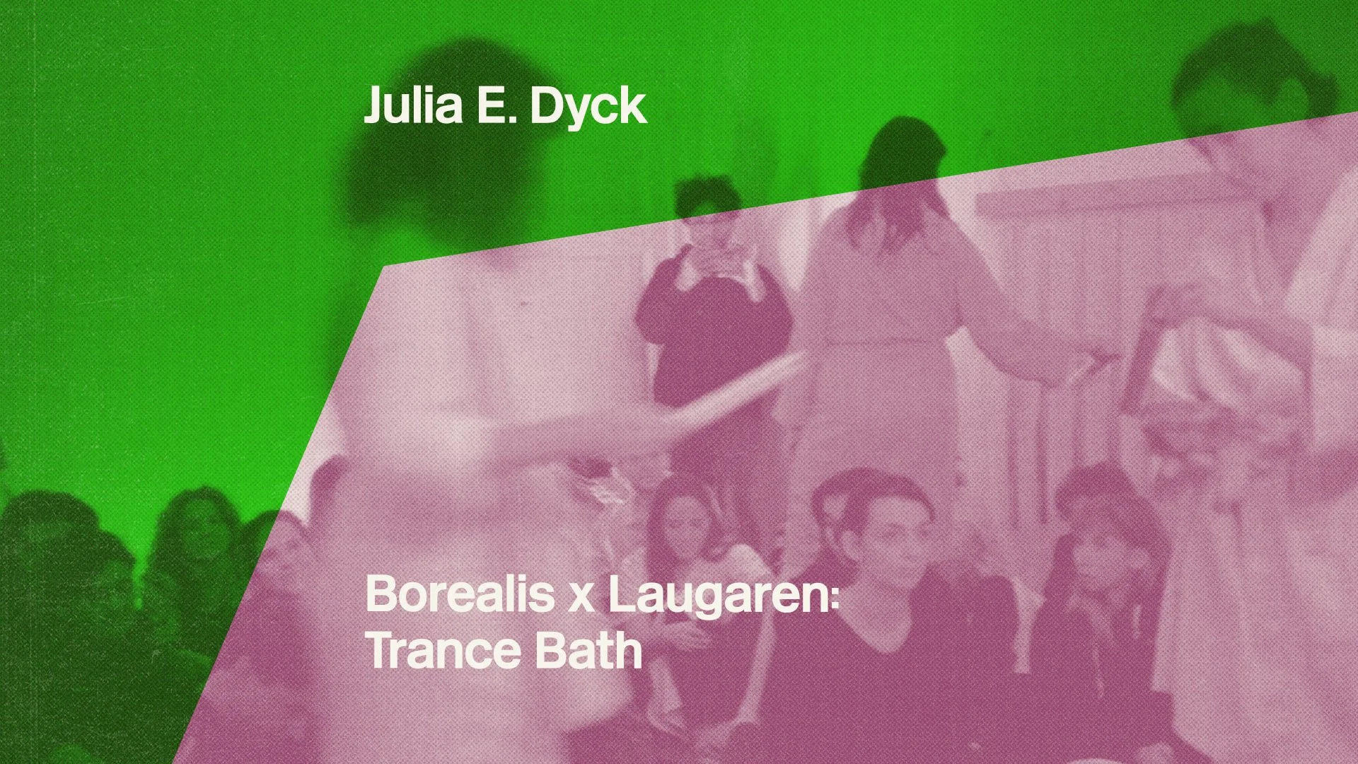 Julia E. Dyck er badstumester in residence under borealis