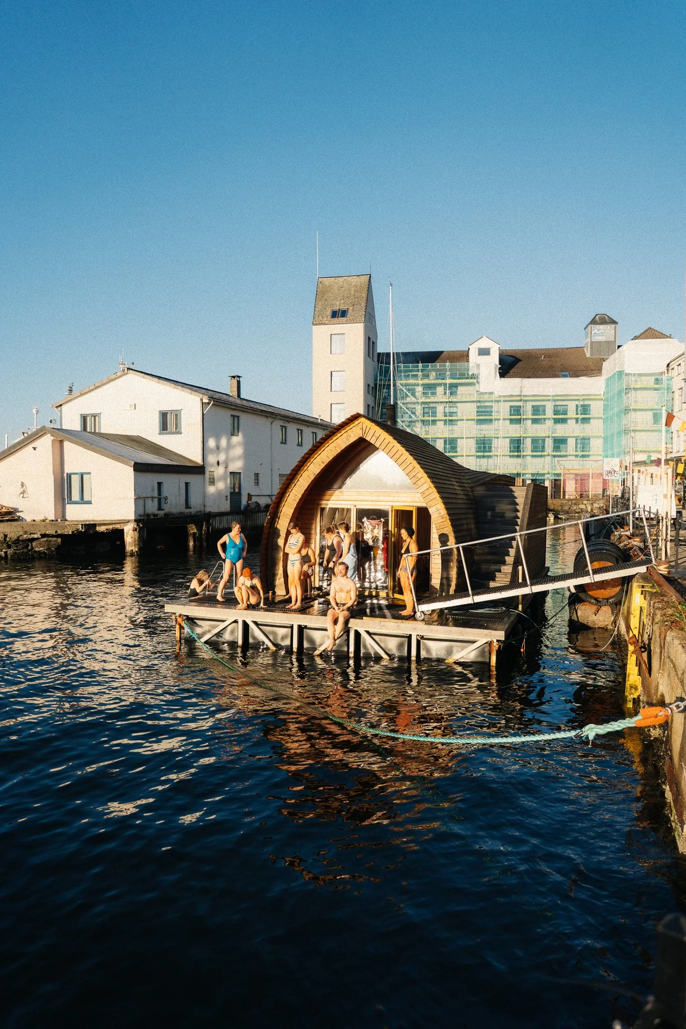 Floating Sauna in Bergen