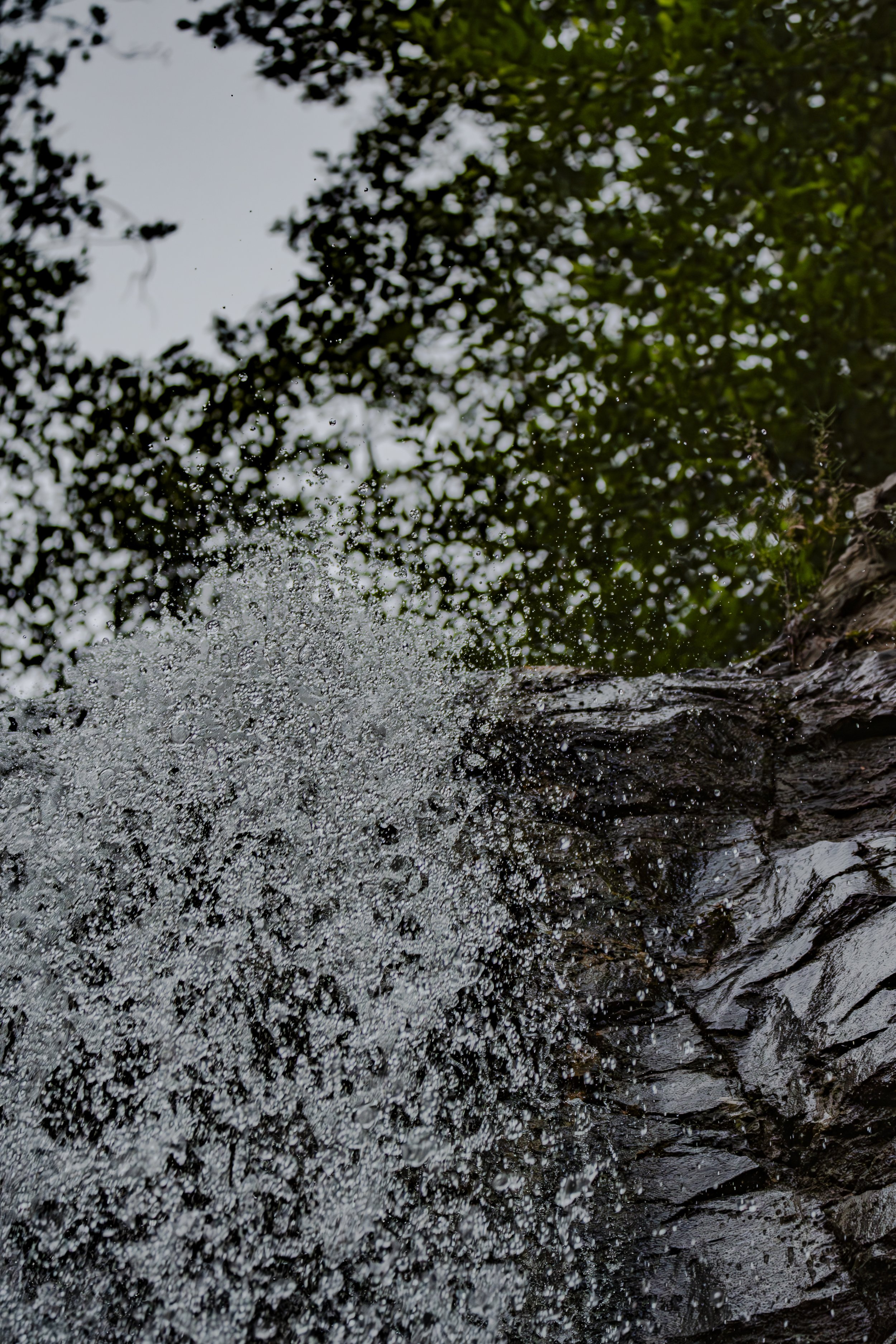 What do you notice first? The water or the rocks?