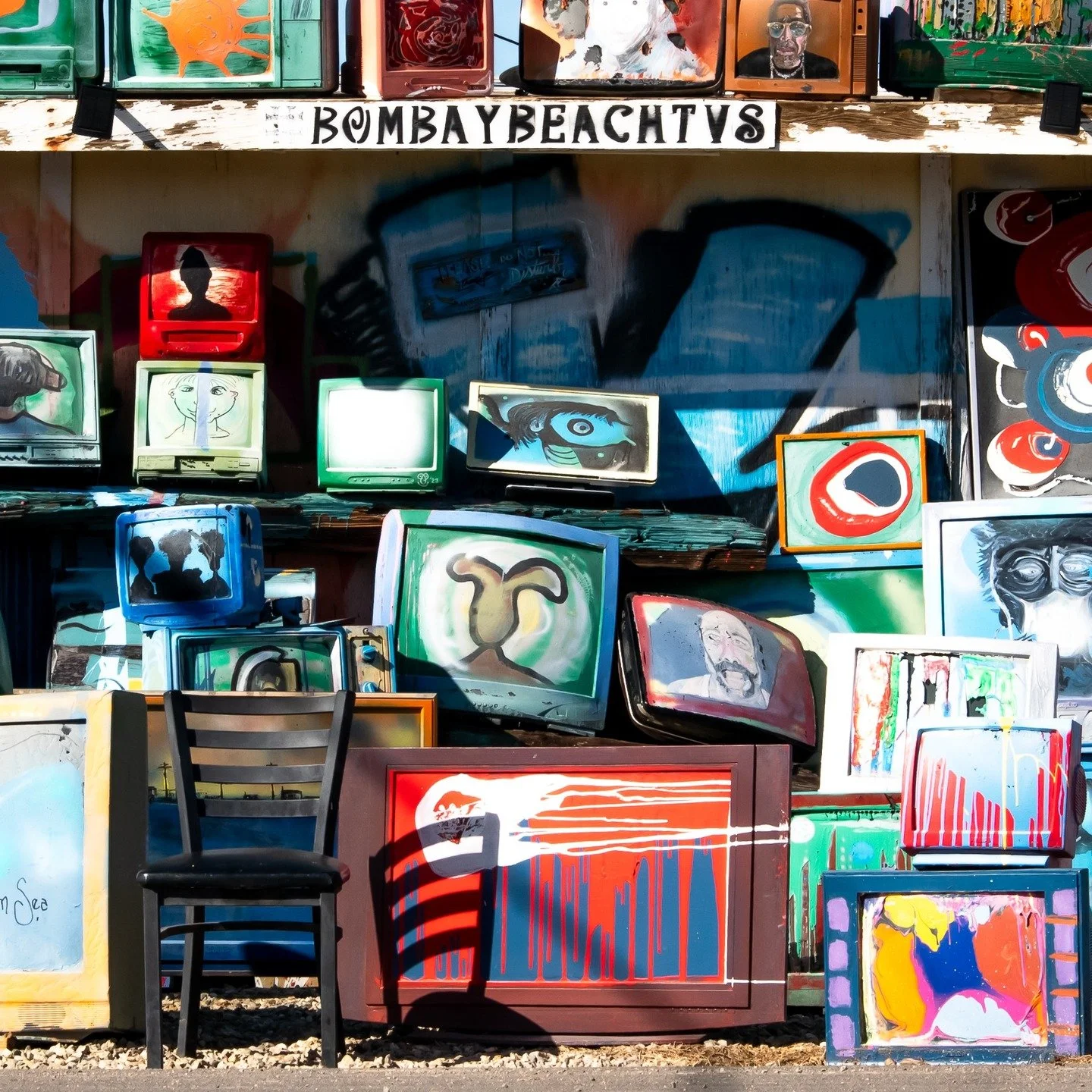 What was once discarded and broken has been transformed into art that speaks of resilience and expression. Just like these old televisions given new life, we too can take what feels forgotten within us and turn it into something meaningful. Healing o