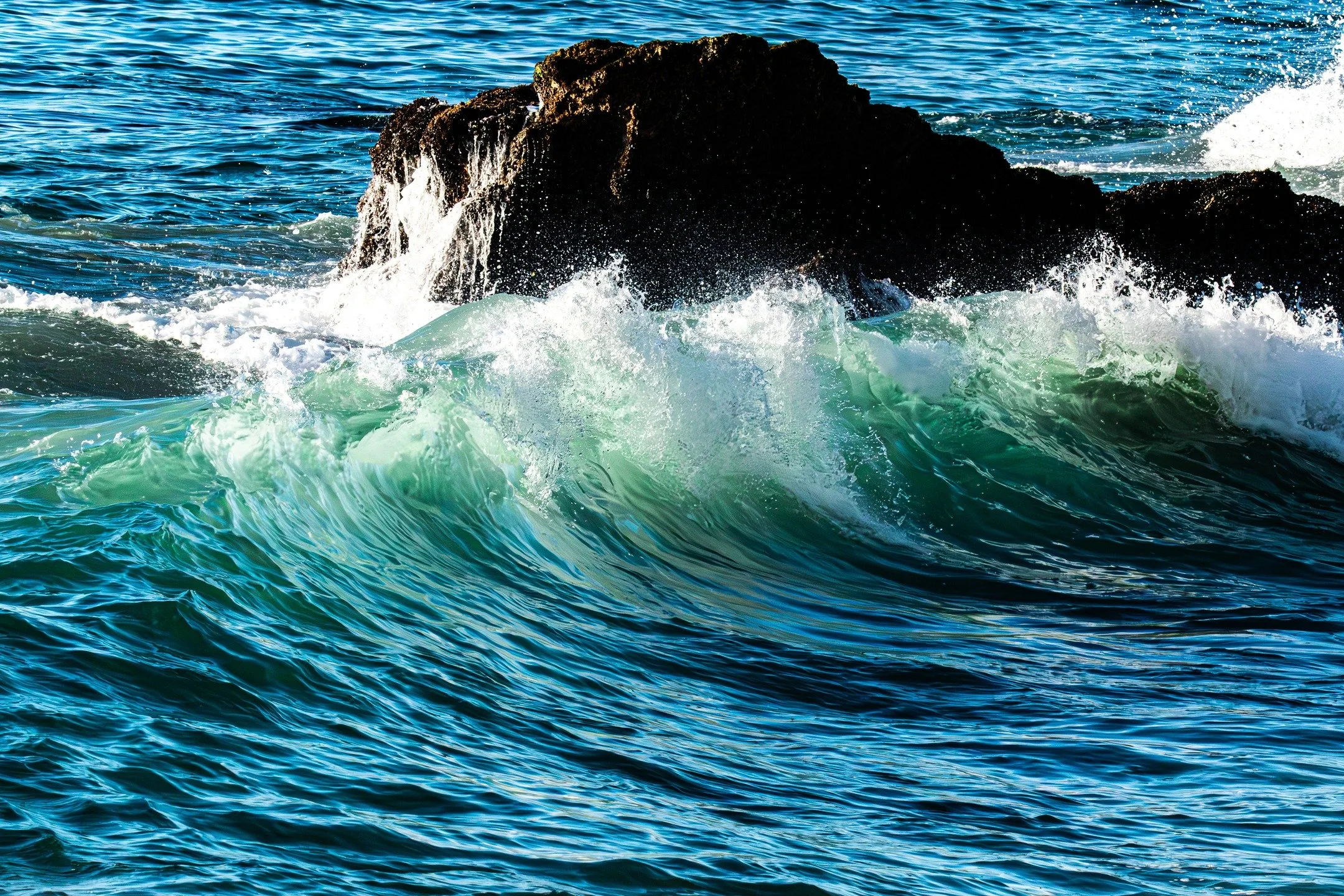 Every time I stand in front of the ocean with my camera, I ask nature to show me something worth remembering and to keep me safe in the process. She always does. Today she showed me movement and stillness existing together. The crash and the calm wor
