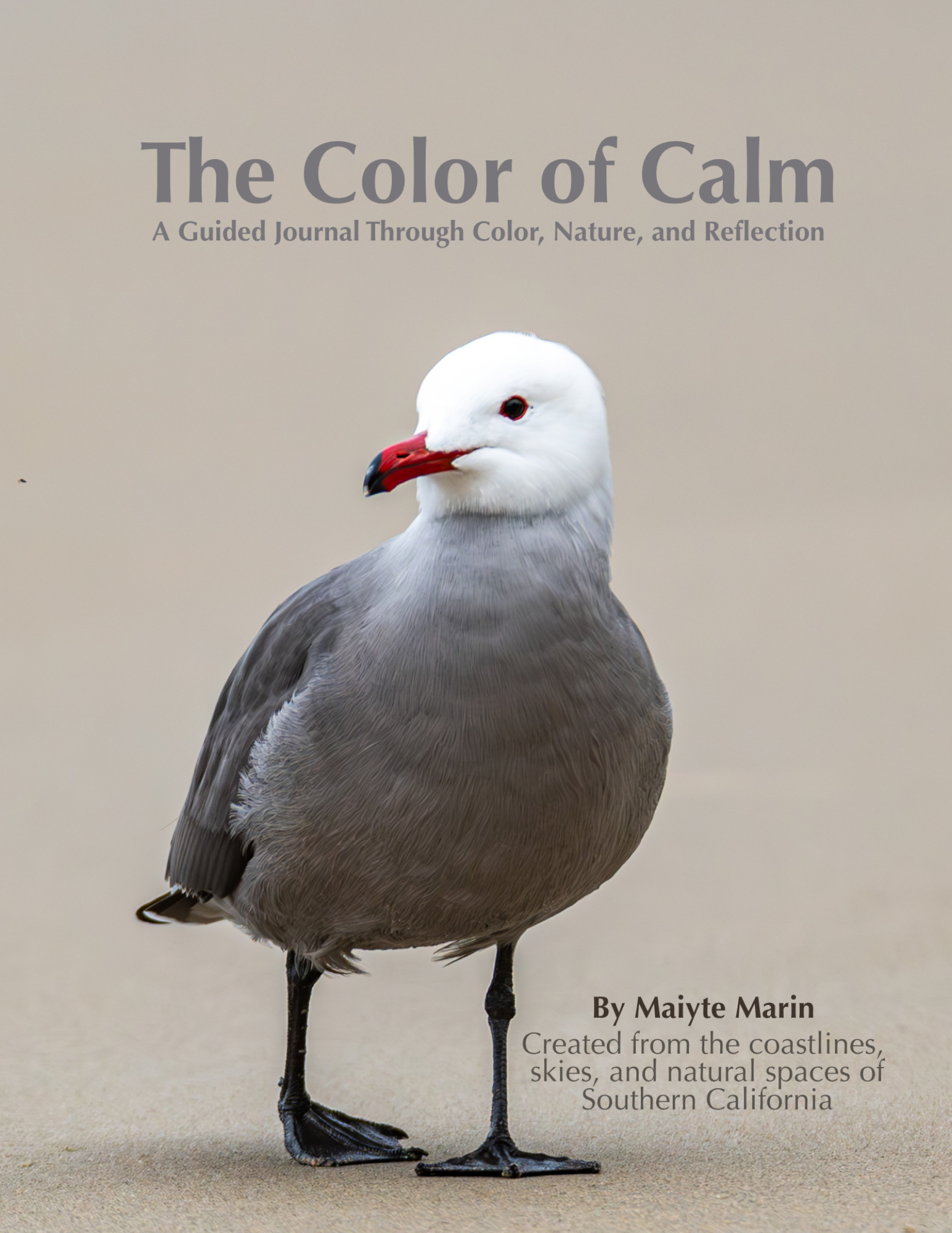 Cover of The Color of Calm Method, a mindfulness journal featuring original Southern California wildlife photography. Created by a school psychologist to support emotional wellness, self-reflection, and personal growth through nature.