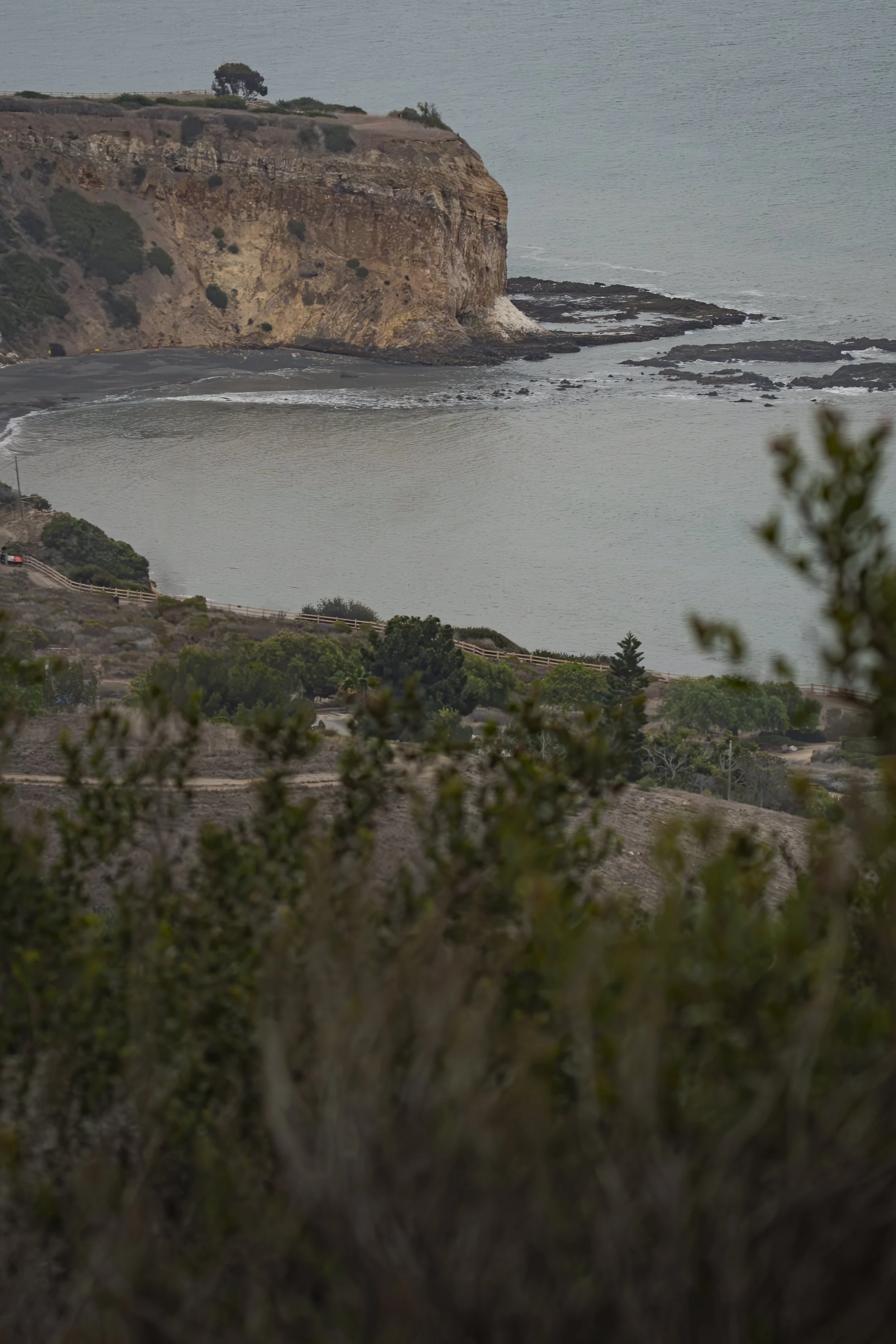 Now look farther. How many different layers can you see between you and the ocean?