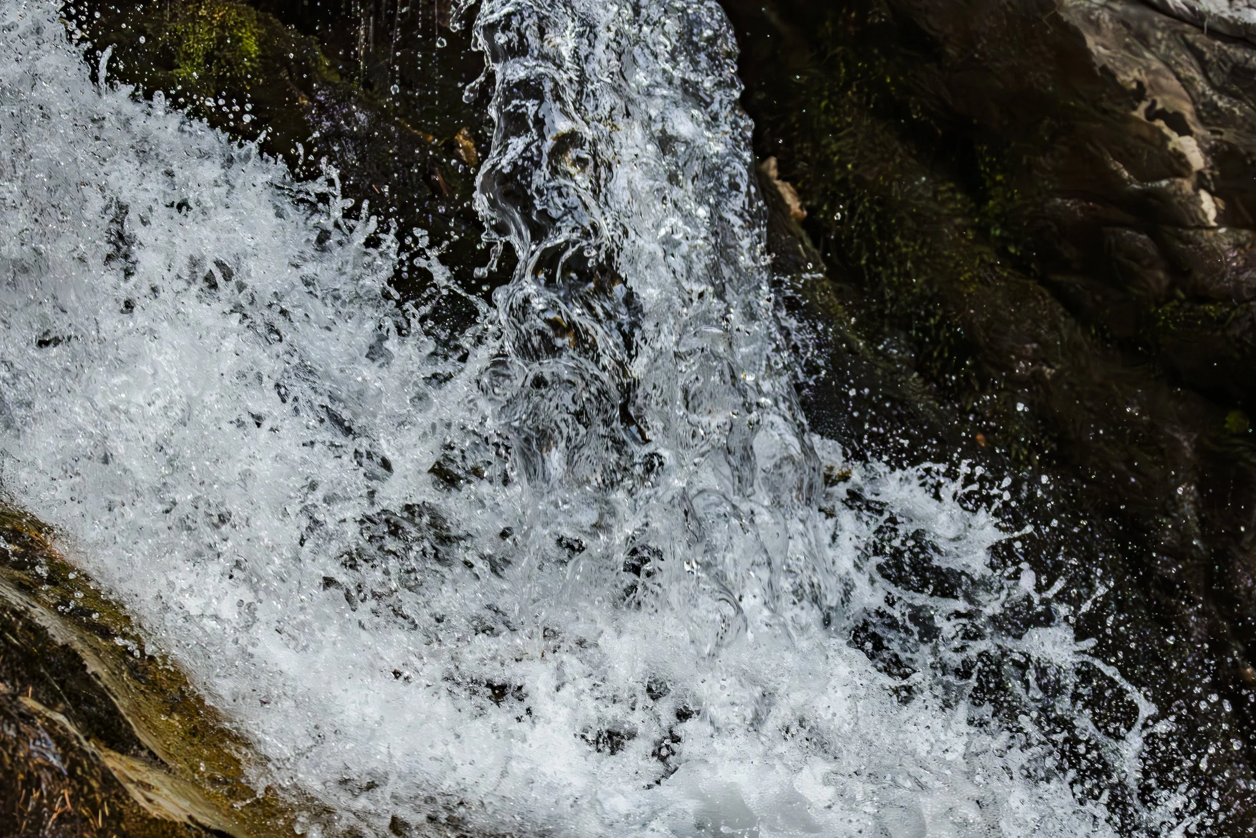 What happens when you stop seeing rushing water and begin noticing each individual drop?