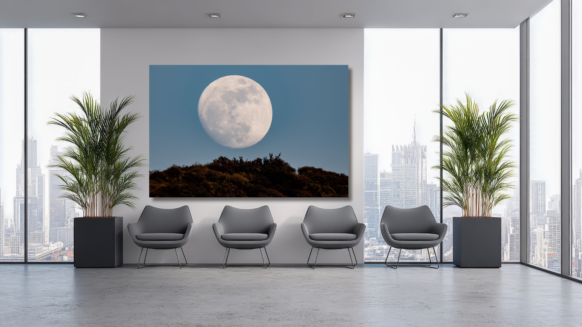 Southern California moon photography capturing the quiet beauty of the night sky.