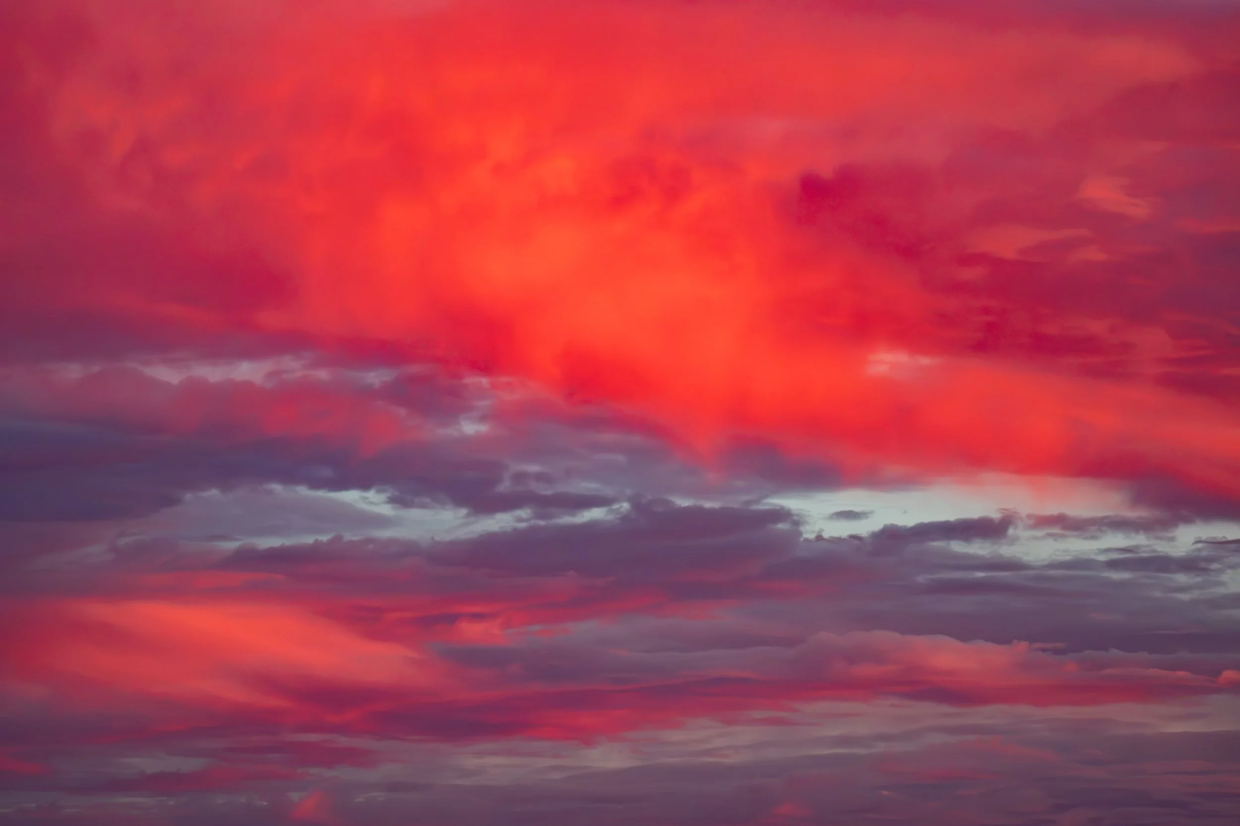 Do these clouds look soft or fluffy?