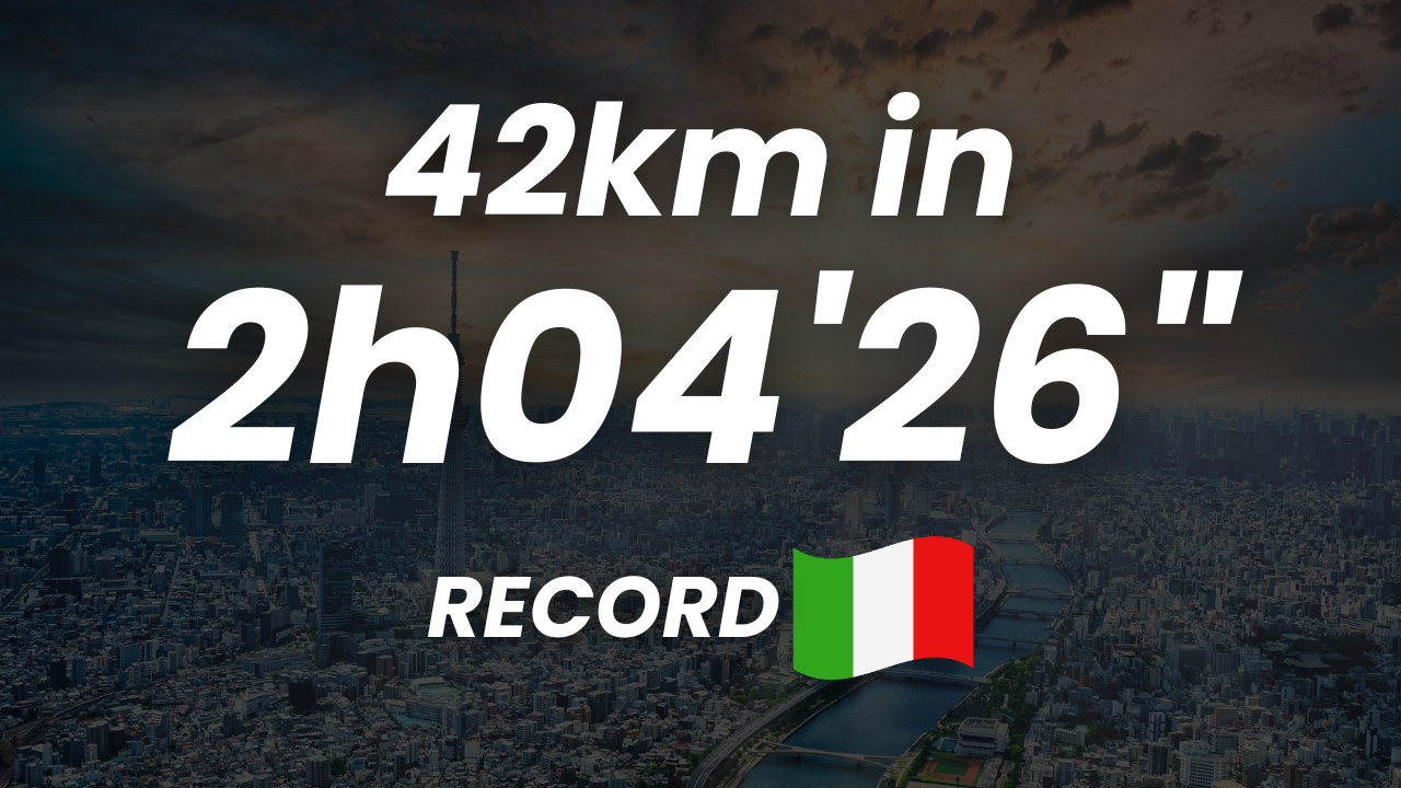 Nuovo record italiano della maratona