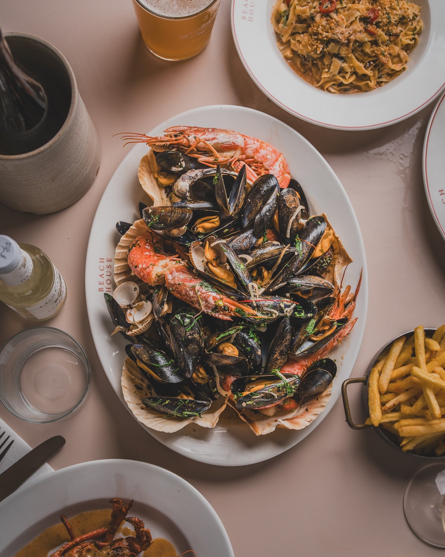 All the seafood and some chips&hellip;.. 

From a recent shoot @beachhousefalmouth 

#seafood #foodphotography #cornwall