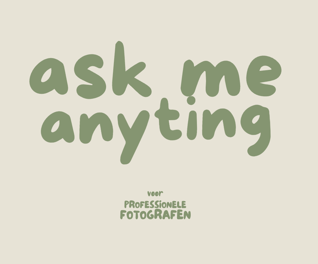 Ask Me Anything: Professionele Fotografen