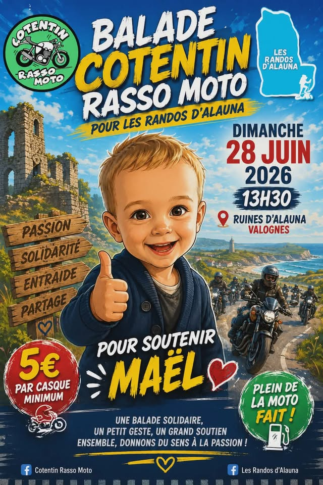 🔥🏍️ BALADE SOLIDAIRE pour Mael 🔥🏍️