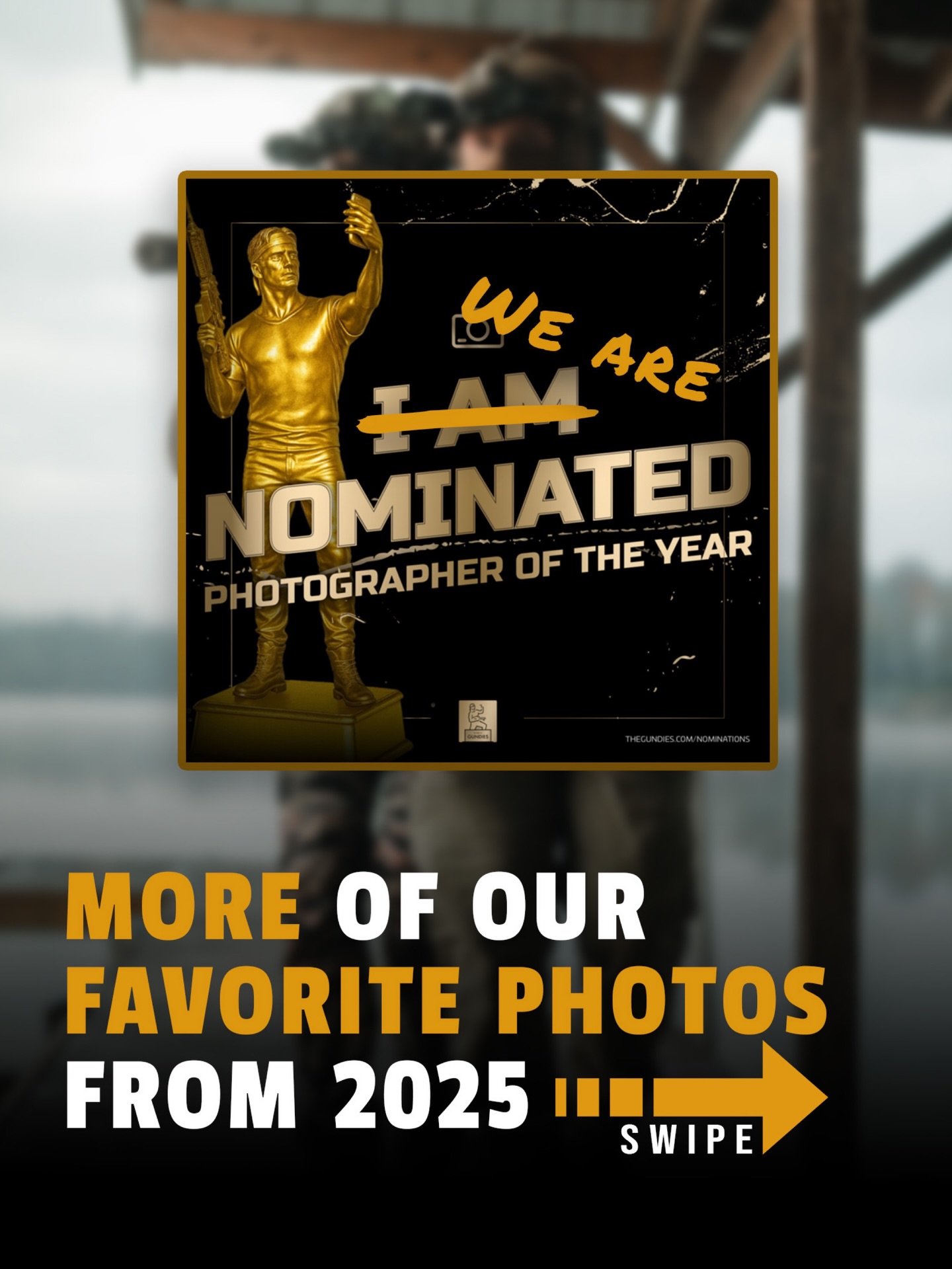 ⚠️ 2 DAYS LEFT | As the @gundieawards votes and the year come to a close, take a look back at MORE of our favorite shots of the year 📸🔥 Such a great year for us and we have big plans for an even better 2026!
Cast your final votes for Gundies Photog