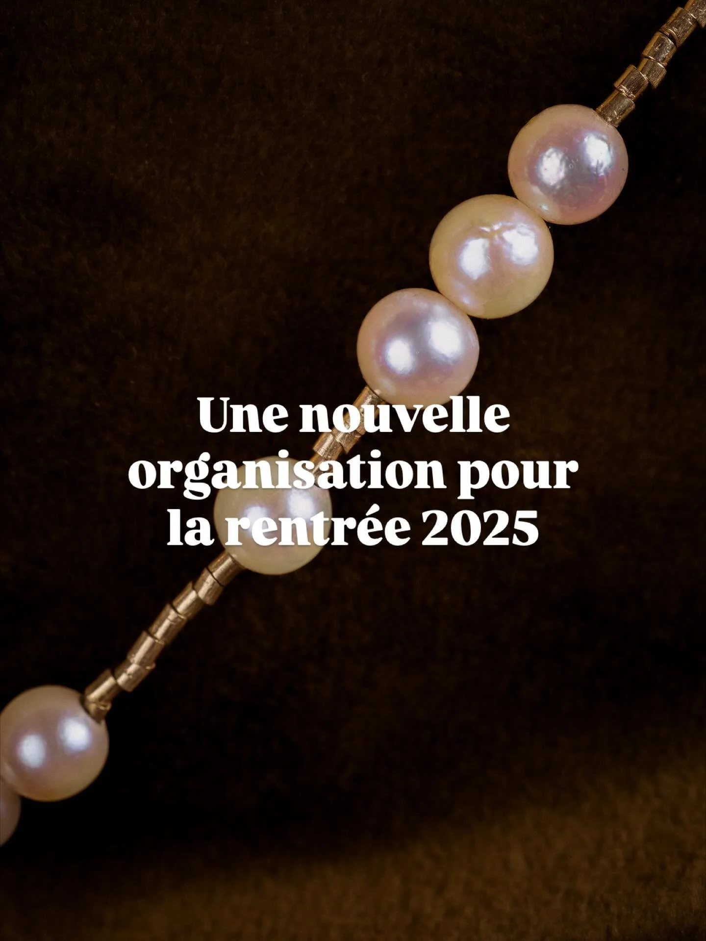 Nouvelle saison, nouvelle organisation.

Cet &eacute;t&eacute;, j&rsquo;ai pris du recul pour faire &eacute;voluer mon rythme
et &ecirc;tre encore plus pr&eacute;sente l&agrave; o&ugrave; je suis la plus utile : dans la cr&eacute;ation, dans l&rsquo;