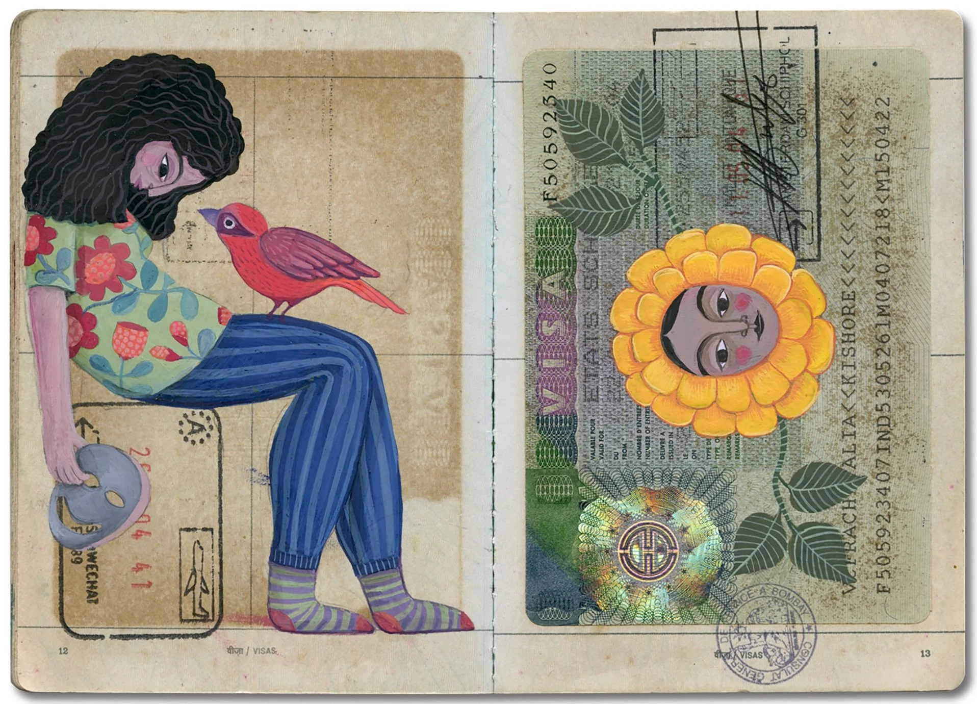 A Daughter’s Creative Tribute to Her Late Father’s Passport
