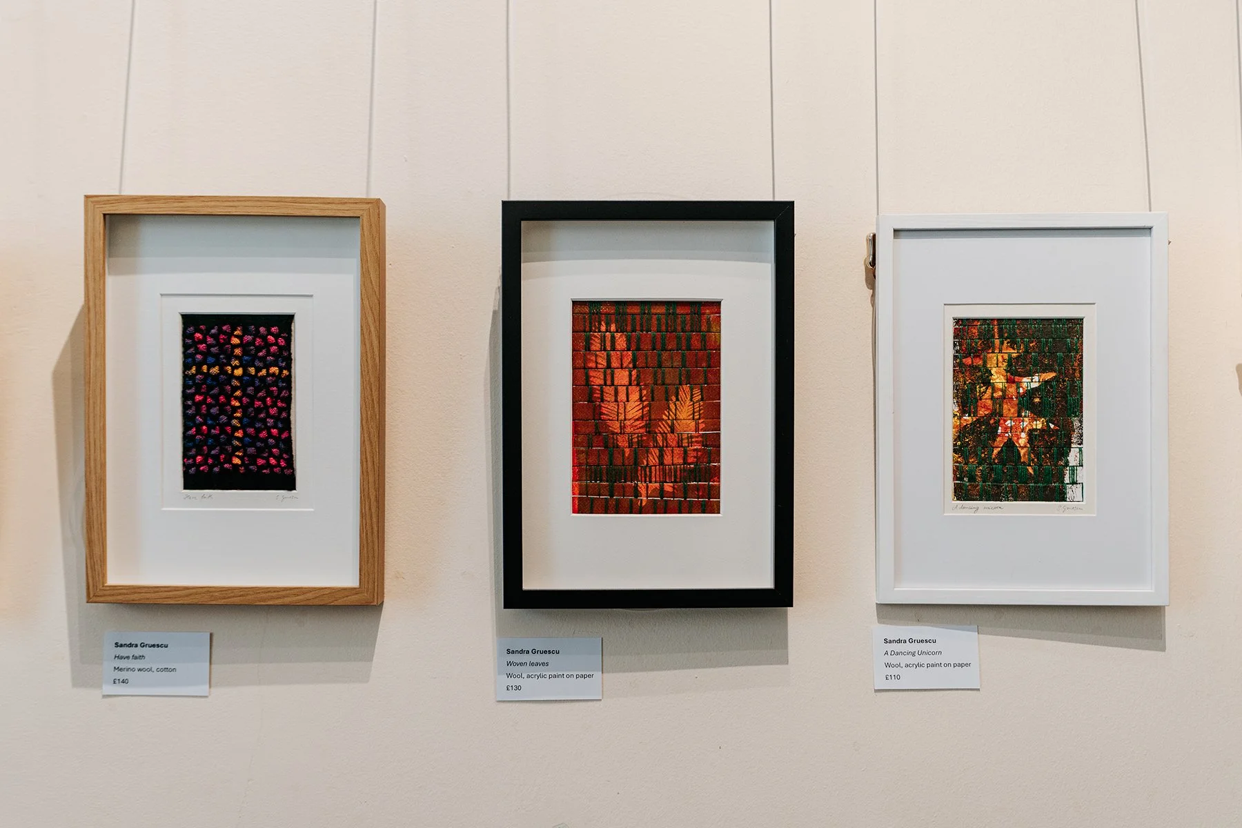 framed woven artwork