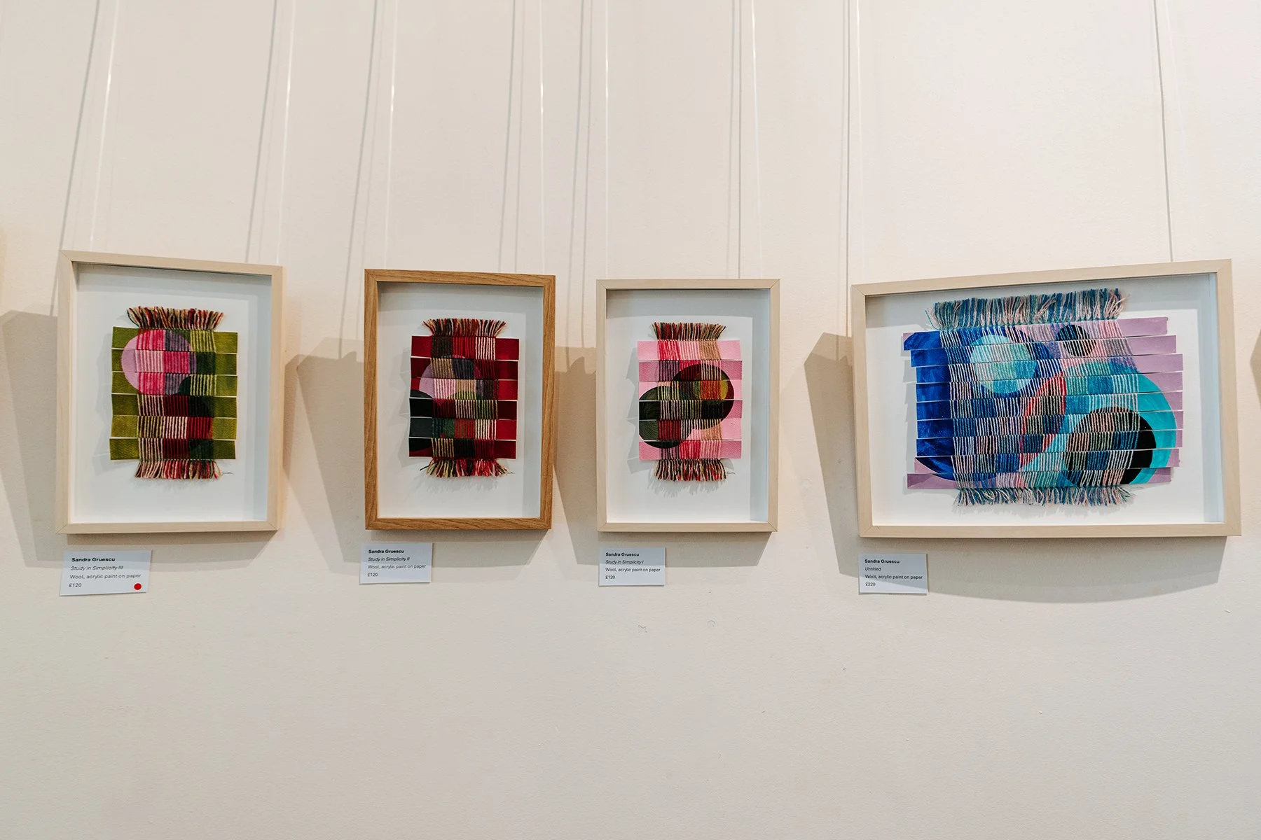 framed woven artwork