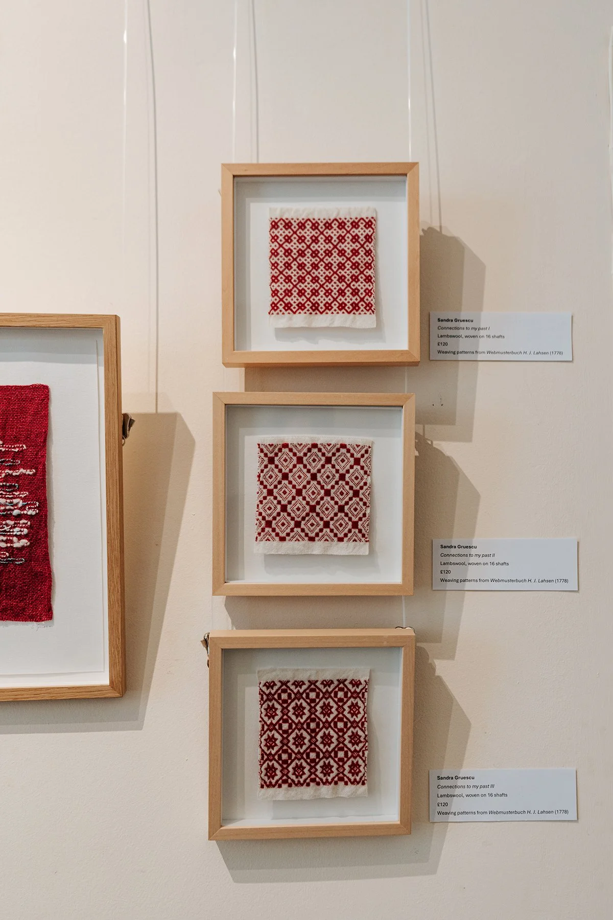framed woven artwork
