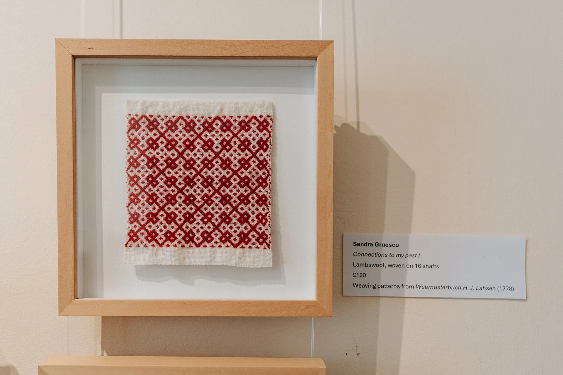 framed woven artwork