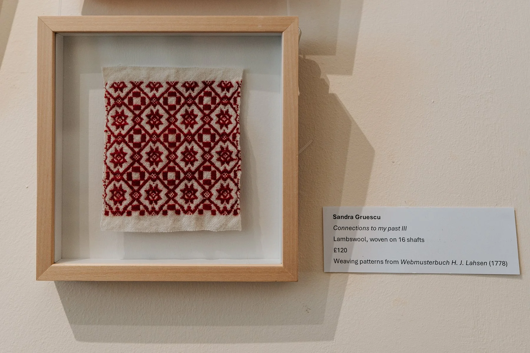 framed woven artwork