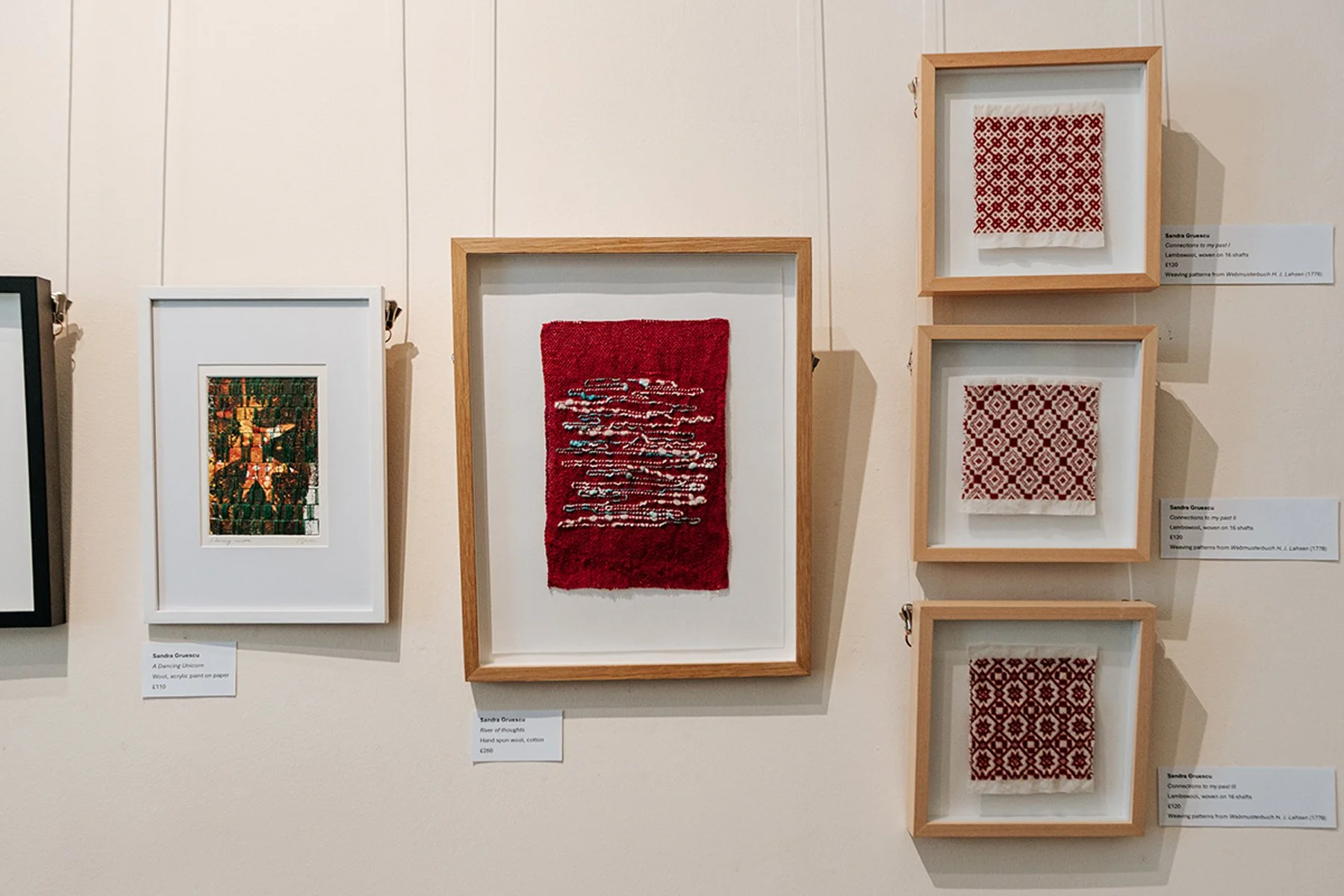 framed woven artwork