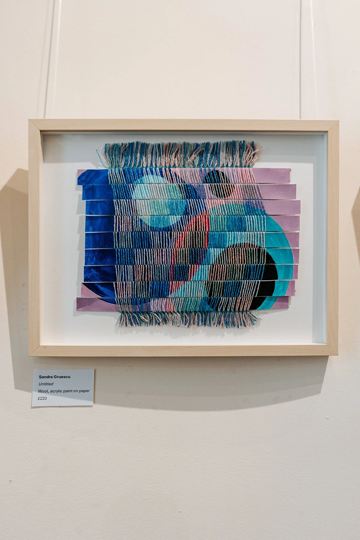 framed woven artwork