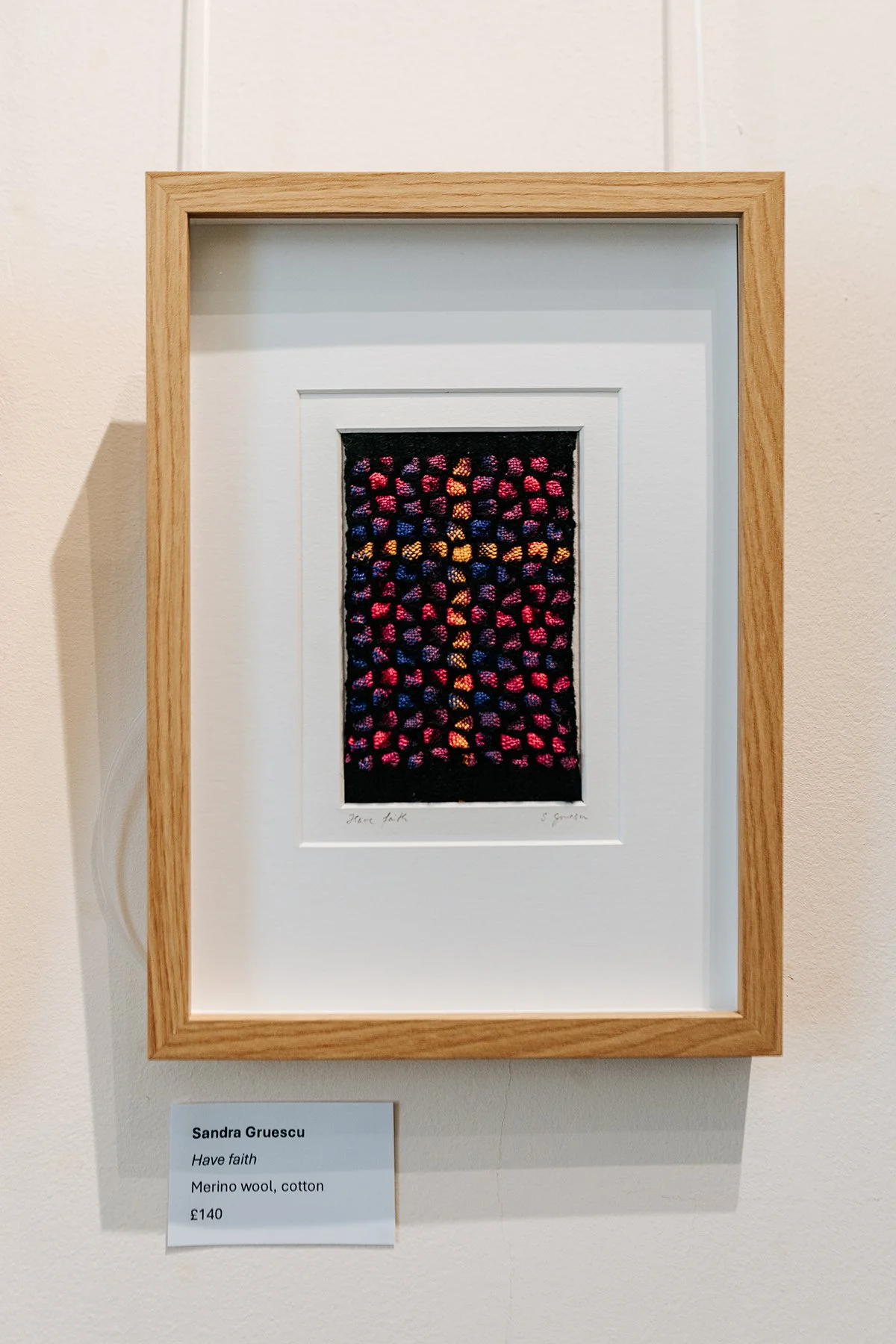 framed woven artwork