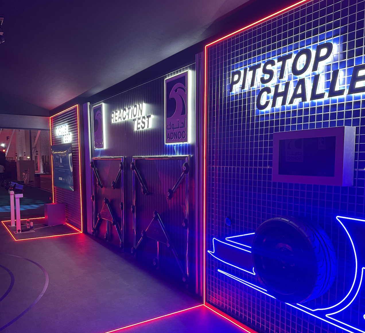 Abu Dhabi Grand Prix Sponsor Stand