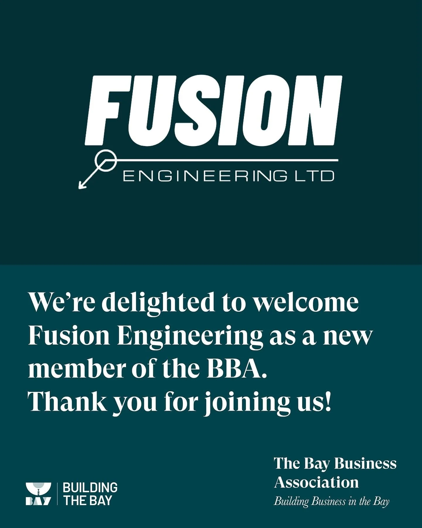 🔧 Welcome to the BBA, Fusion Engineering Ltd! 🔧
We&rsquo;re proud to welcome @fusioniow &mdash; a leading Isle of Wight-based engineering firm &mdash; as a new member of the Bay Business Association!

Based at Spithead Business Centre, Sandown, Fus