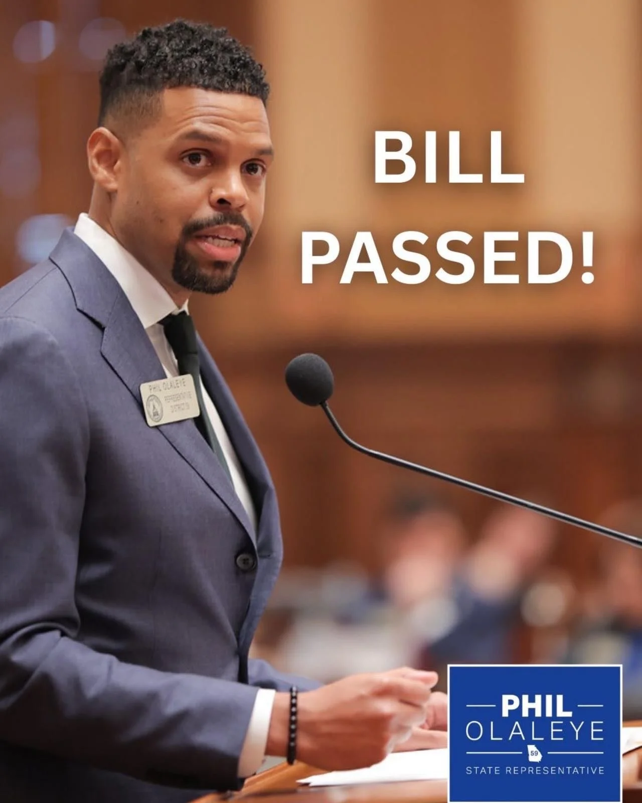 Student teacher bill PASSED the House! On to the Senate &mdash; let&rsquo;s keep going 🚀

#HB310 #GaPol #RepPhil