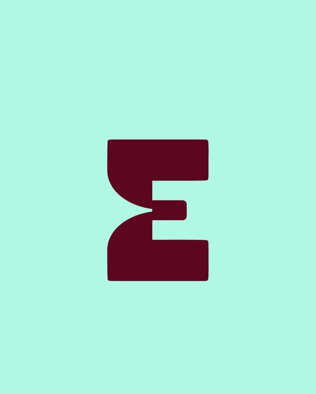 Absolutely in love with this colour combo.

💞 Bold, slabby type forever 💞

This E actually started life as an outtake from a logo project I was working on for a client and has since spiralled into&hellip; whatever this is.

#typography #experimenta