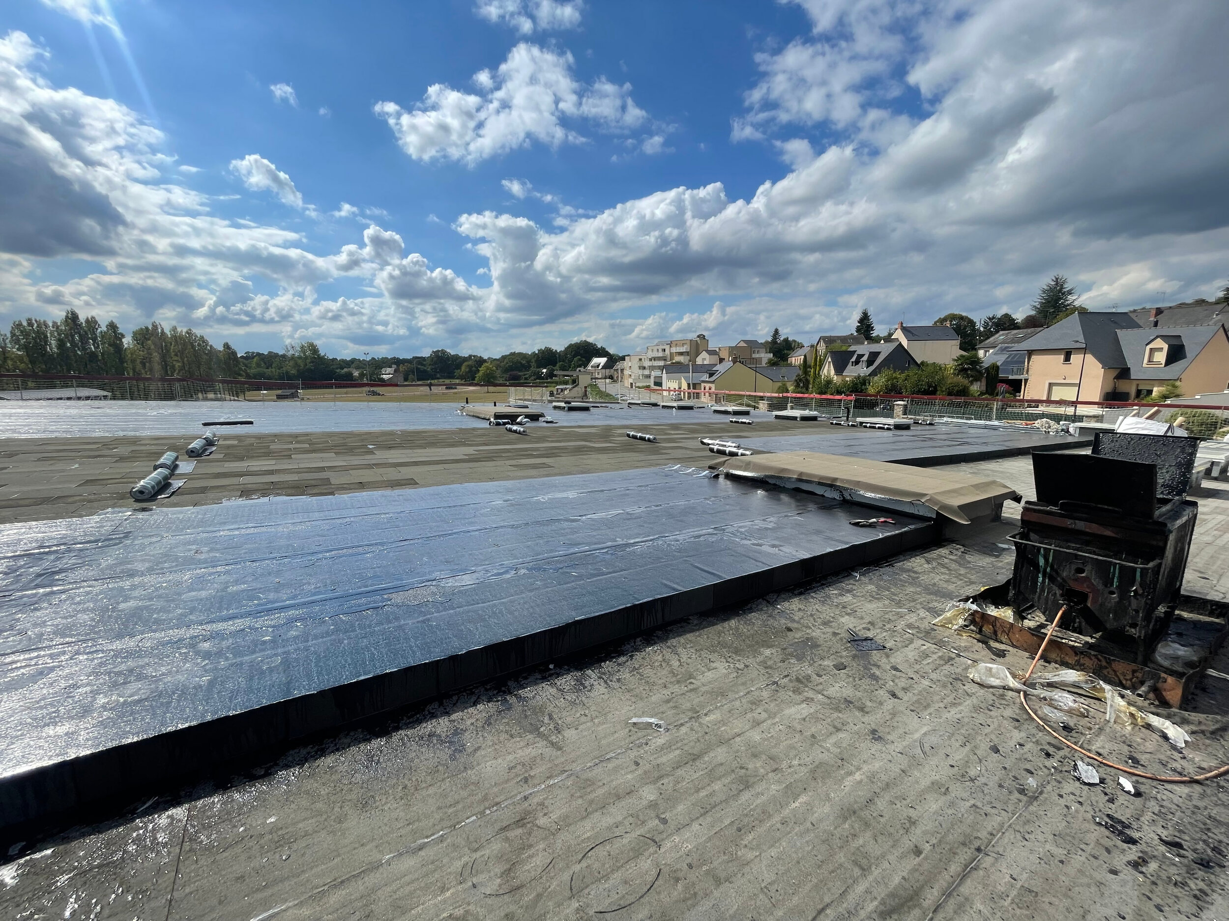 Sampers • Aquabain • Etanchéité toiture-terrasse sous photovoltaïque